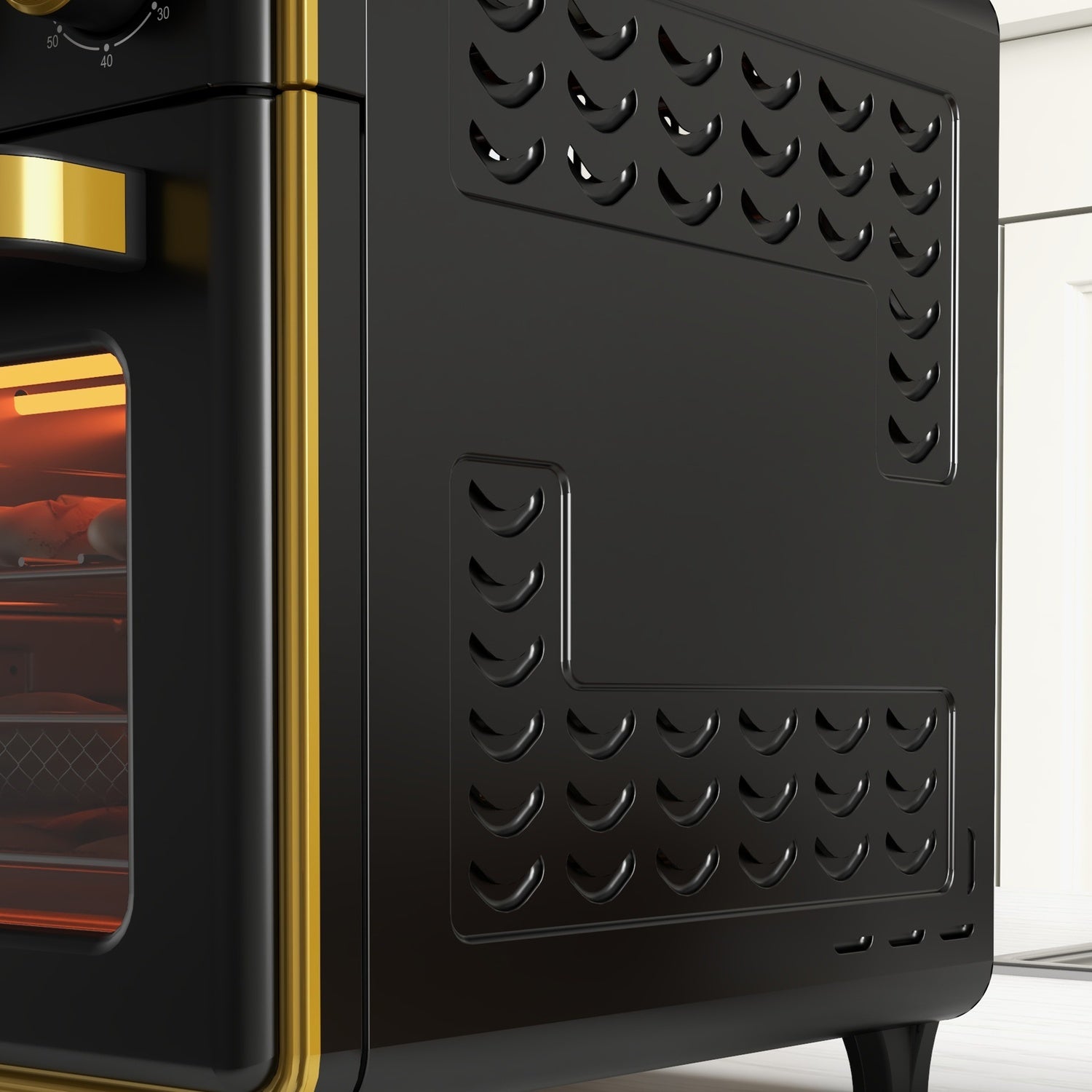 20L konvektionsminiugn – timer, grill, bakplåt, 1400W