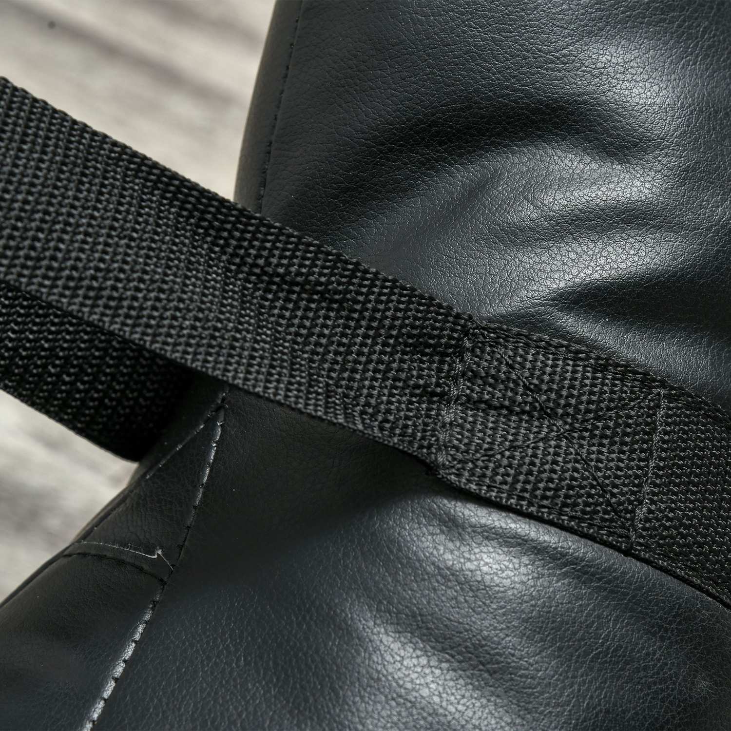 20 kg bulgarisk väska för styrketräning, svart metallsand