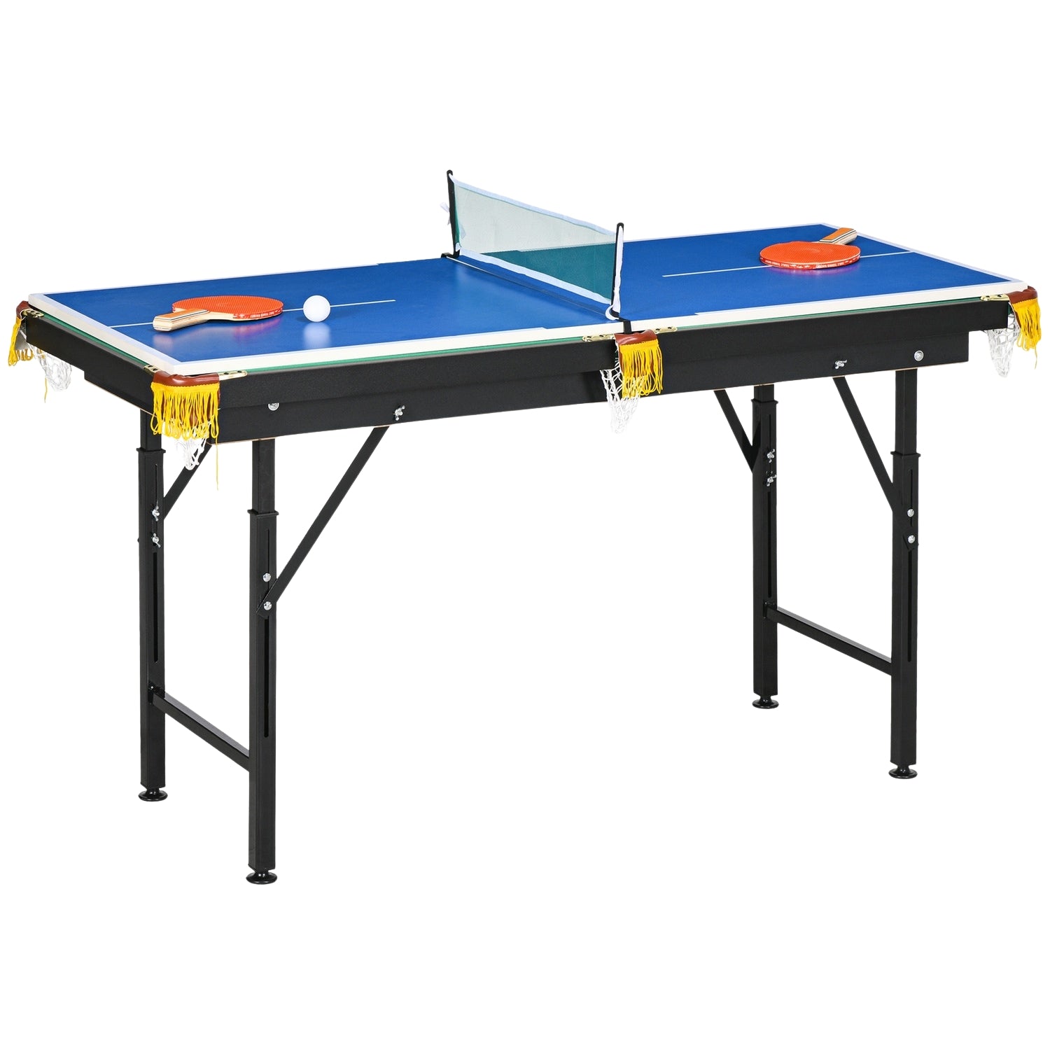 2-i-1 spelbord – biljard och bordtennis, justerbar höjd