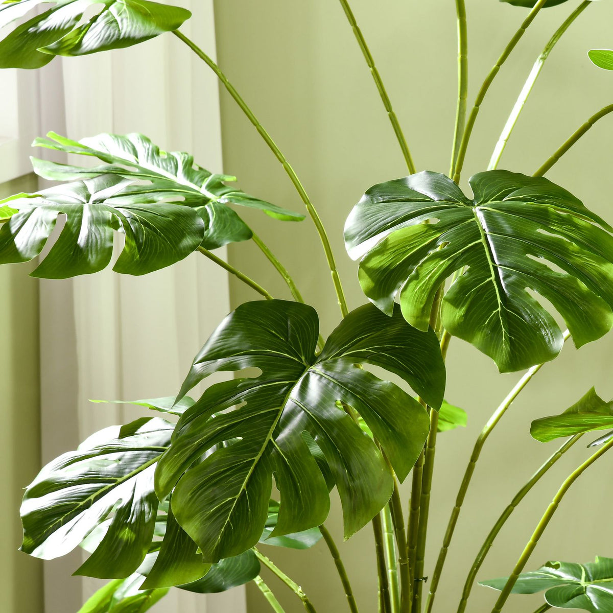 Monstera Deliciosa artificiel, 180 cm, décoration végétale d'intérieur