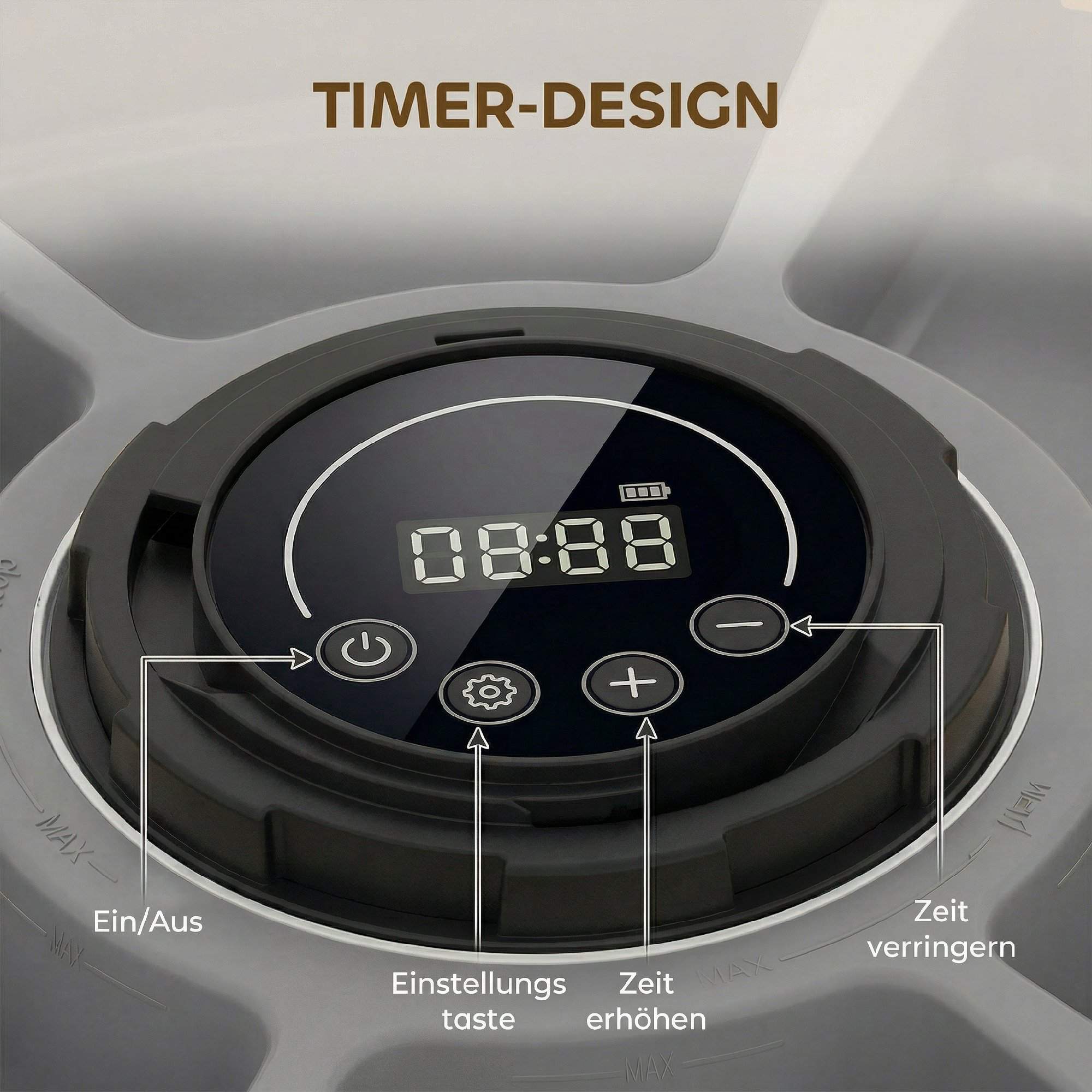 Automatisk husdjursmatare med timer, 6 måltider, LED-display