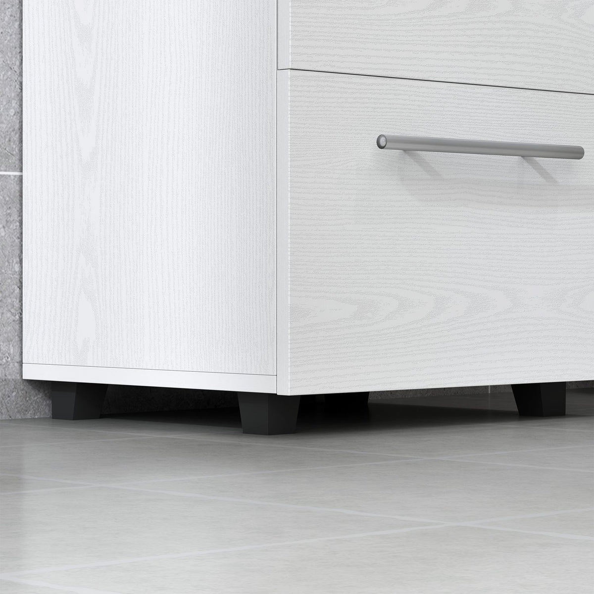 Badezimmer-Unterschrank mit Schublade und Kippschutz