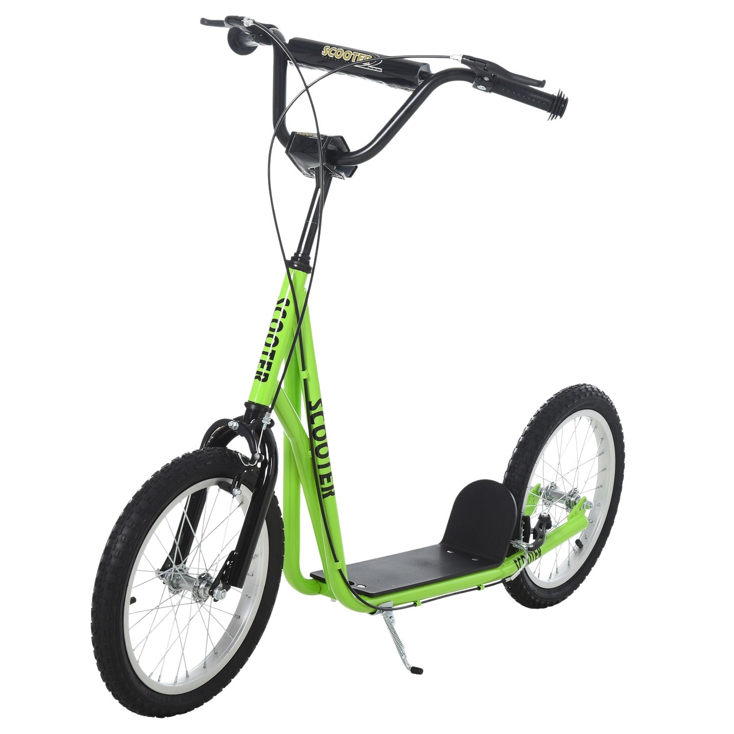 Barnsparkcykel med handbroms, 16-tums luftdäck