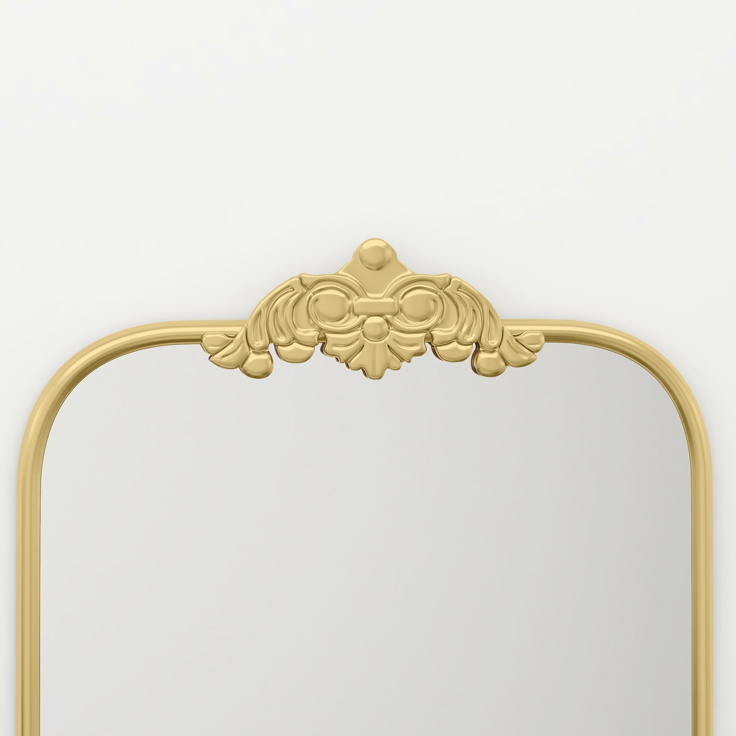 Barockstil väggspegel, 60x87cm, guldmetallram