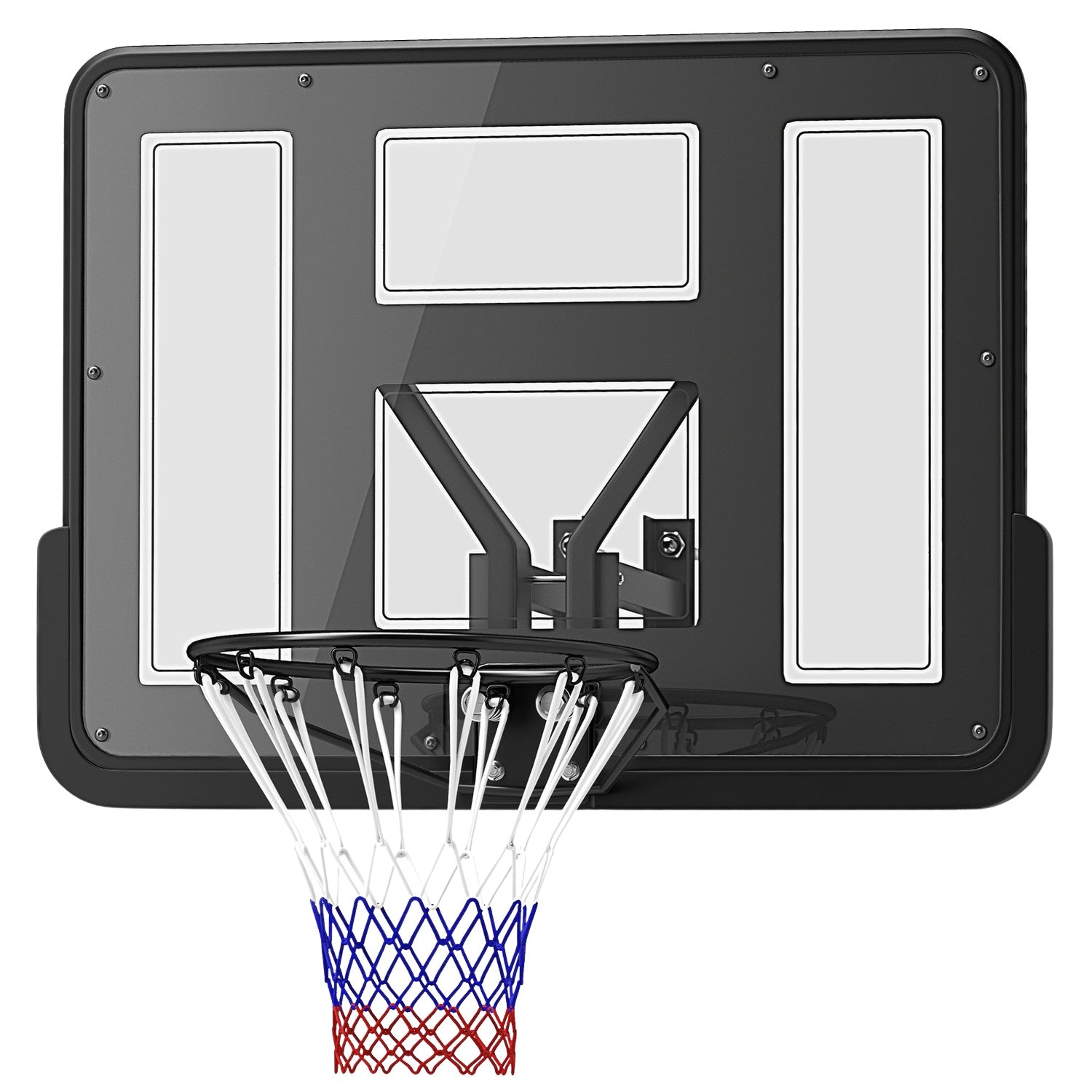 Basketbåge inomhus och utomhus – Ø45 cm fälg, väggmonterbar