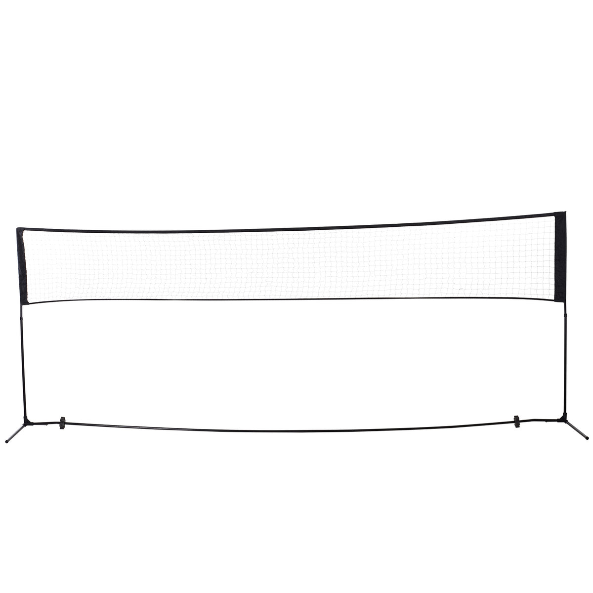 Bärbar badminton, volleyboll, tennisnät 2 höjder 94/158 cm
