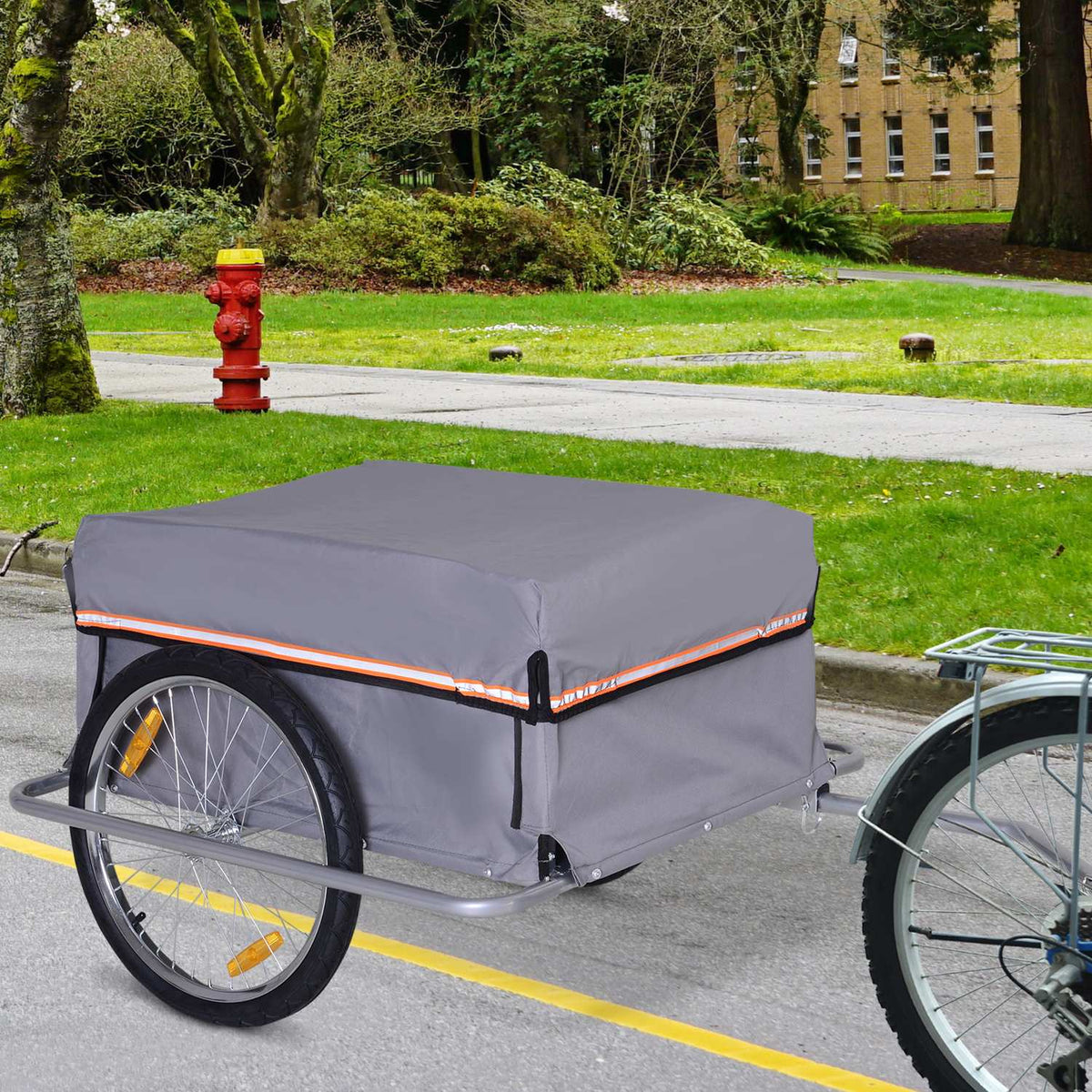 Fahrrad-Lastenanhänger – langlebiges Design, einfach zu befestigen