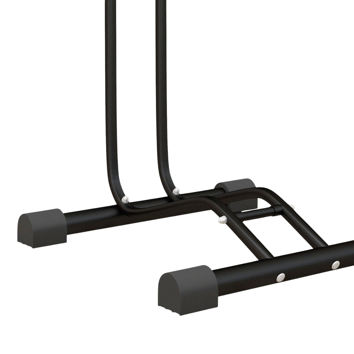 Support à vélo en métal – vertical et horizontal, résistant aux intempéries, 45x44x118cm
