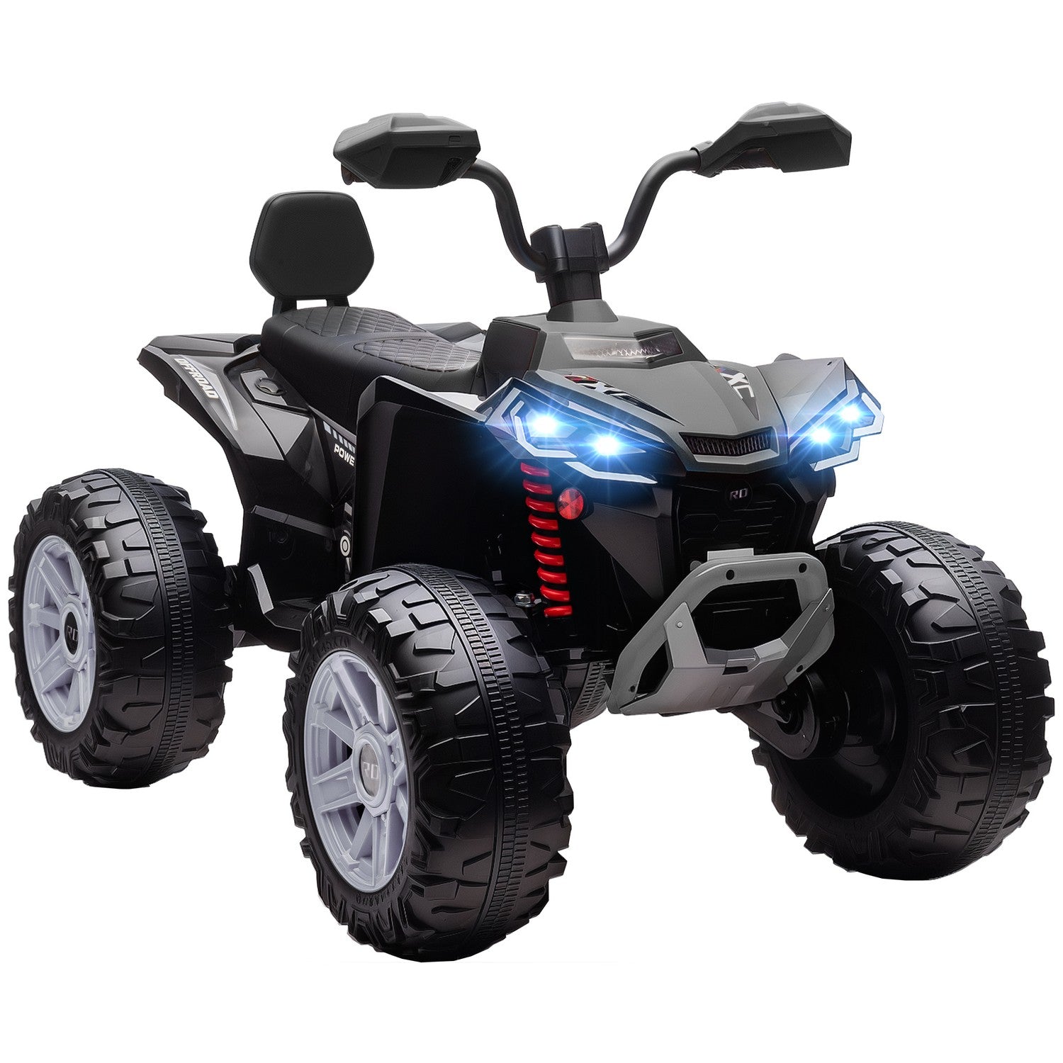 Elektrisk fyrhjuling för barn, 24V, 4 hjul, USB, MP3, 6,5 km/h