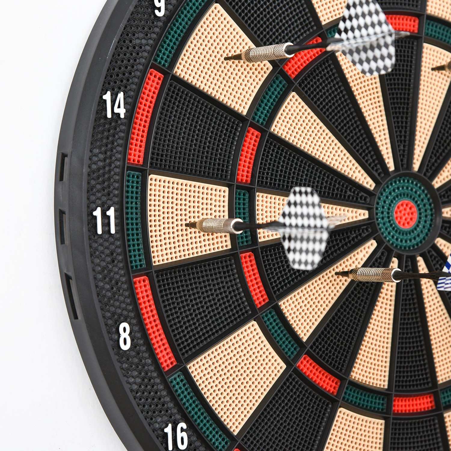 Elektronisk darttavla, 6 dart, 26 spel, flerfärgad