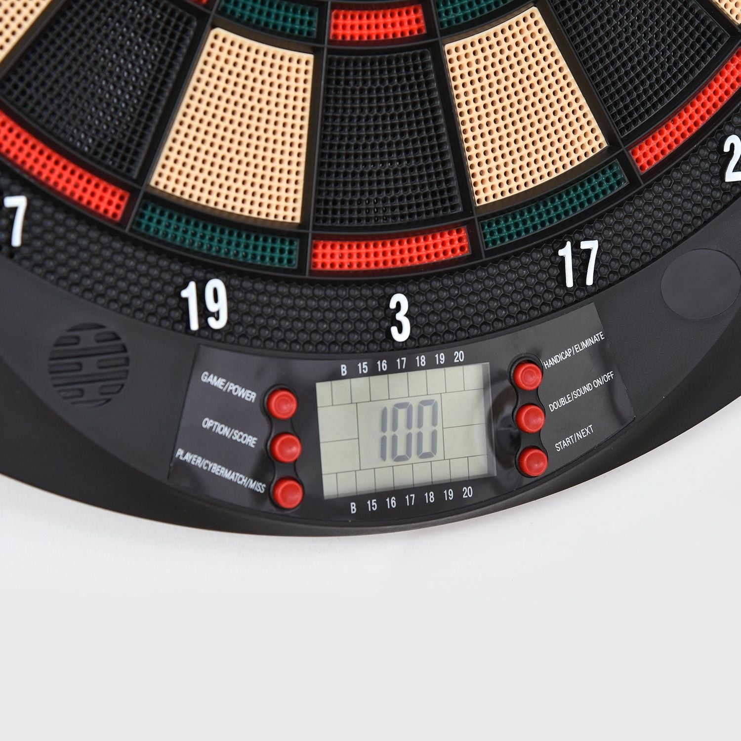 Elektronisk darttavla, 6 dart, 26 spel, flerfärgad