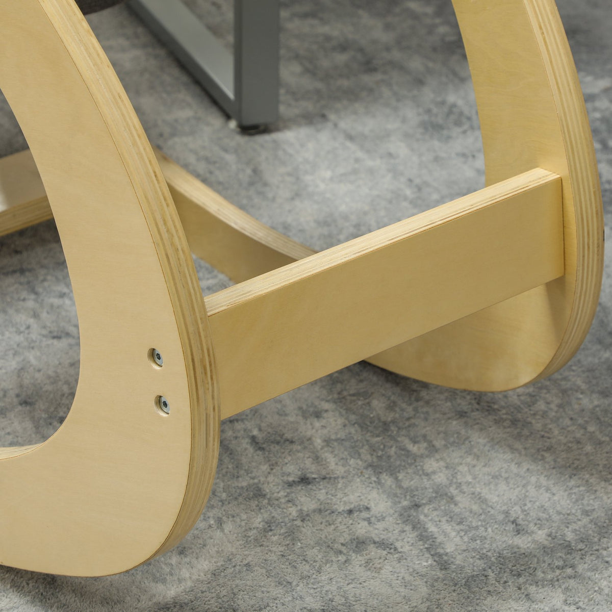 Siège assis-genoux ergonomique à bascule pour une meilleure posture, gris