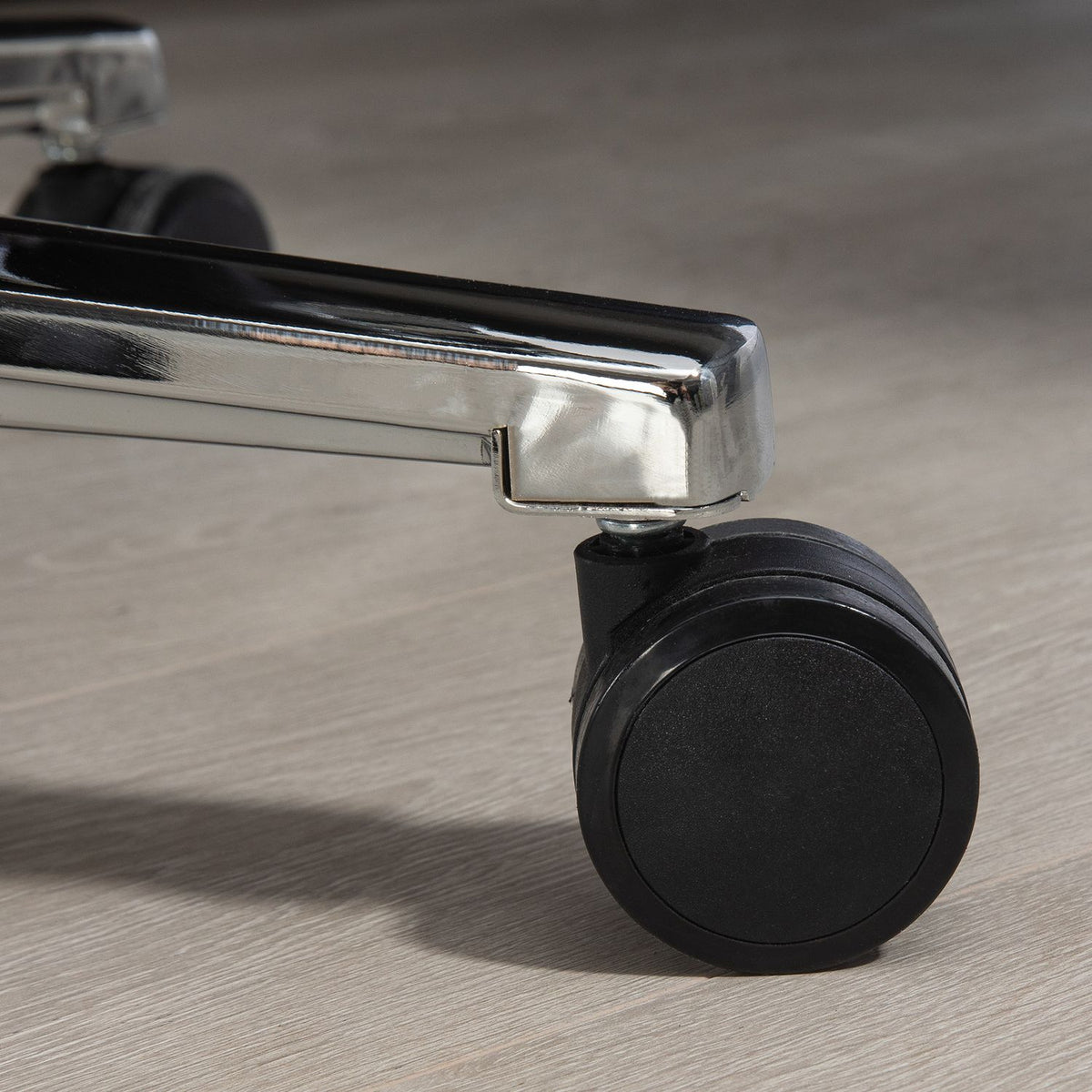 Sedia da ufficio ergonomica, dondolante, portata 180 kg, pelle grigio chiaro