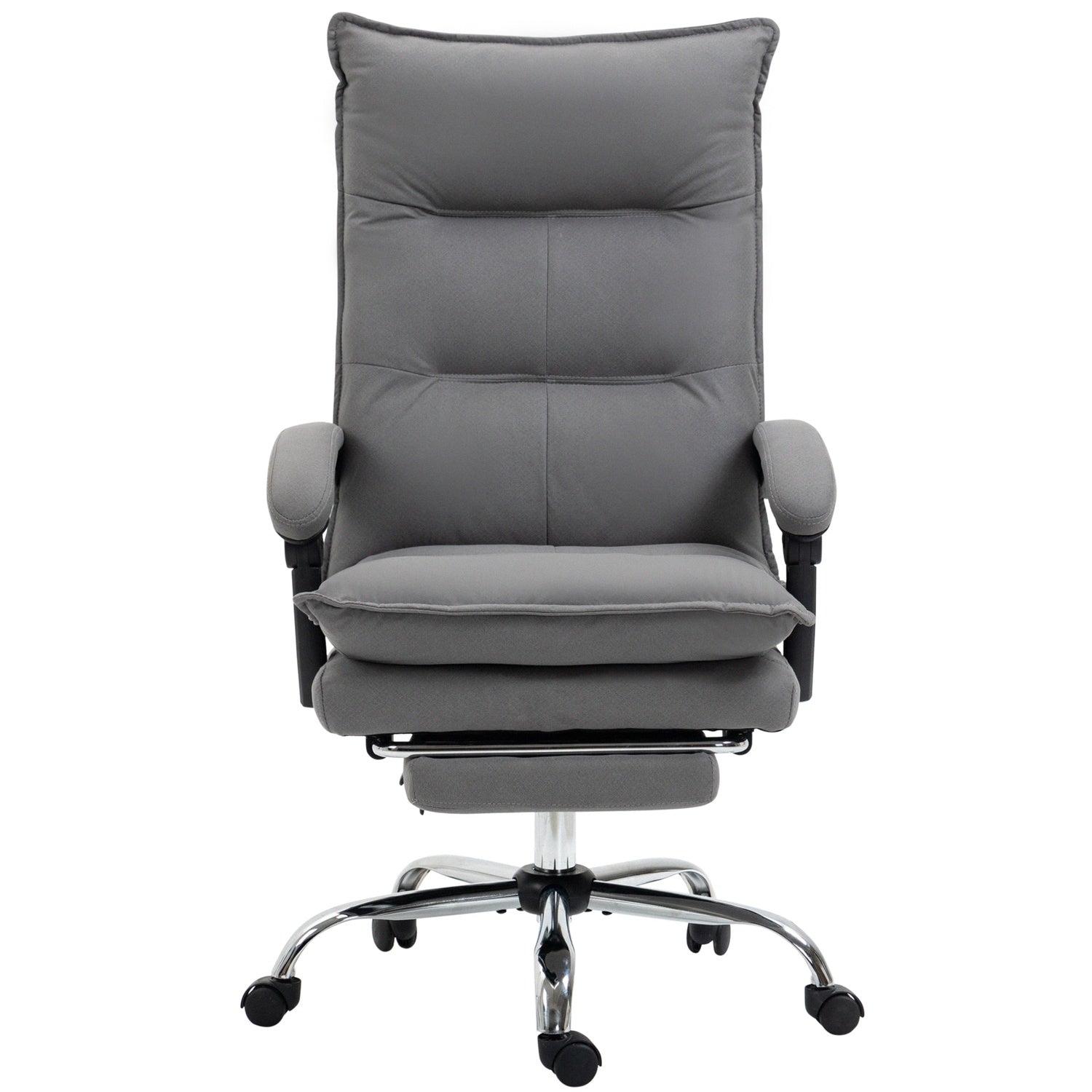 Ergonomisk kontorsstol med värme, lutning, fotstöd, justerbar höjd