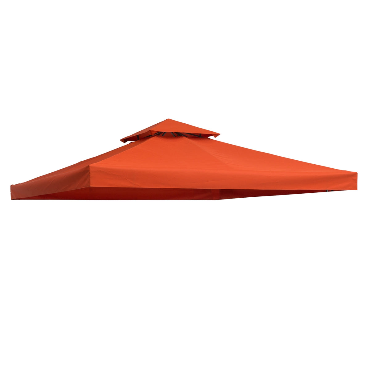 Toit de rechange pour tonnelle, polyester rouge rouille, 3x3M