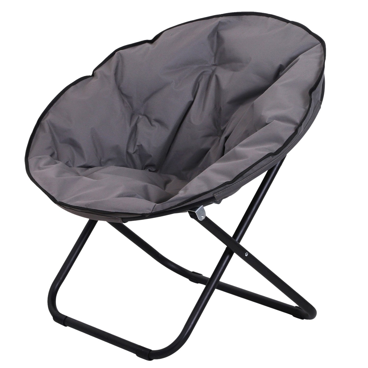 Fällbar Campingstol, Metall & Oxford Tyg, 80x80x75 cm