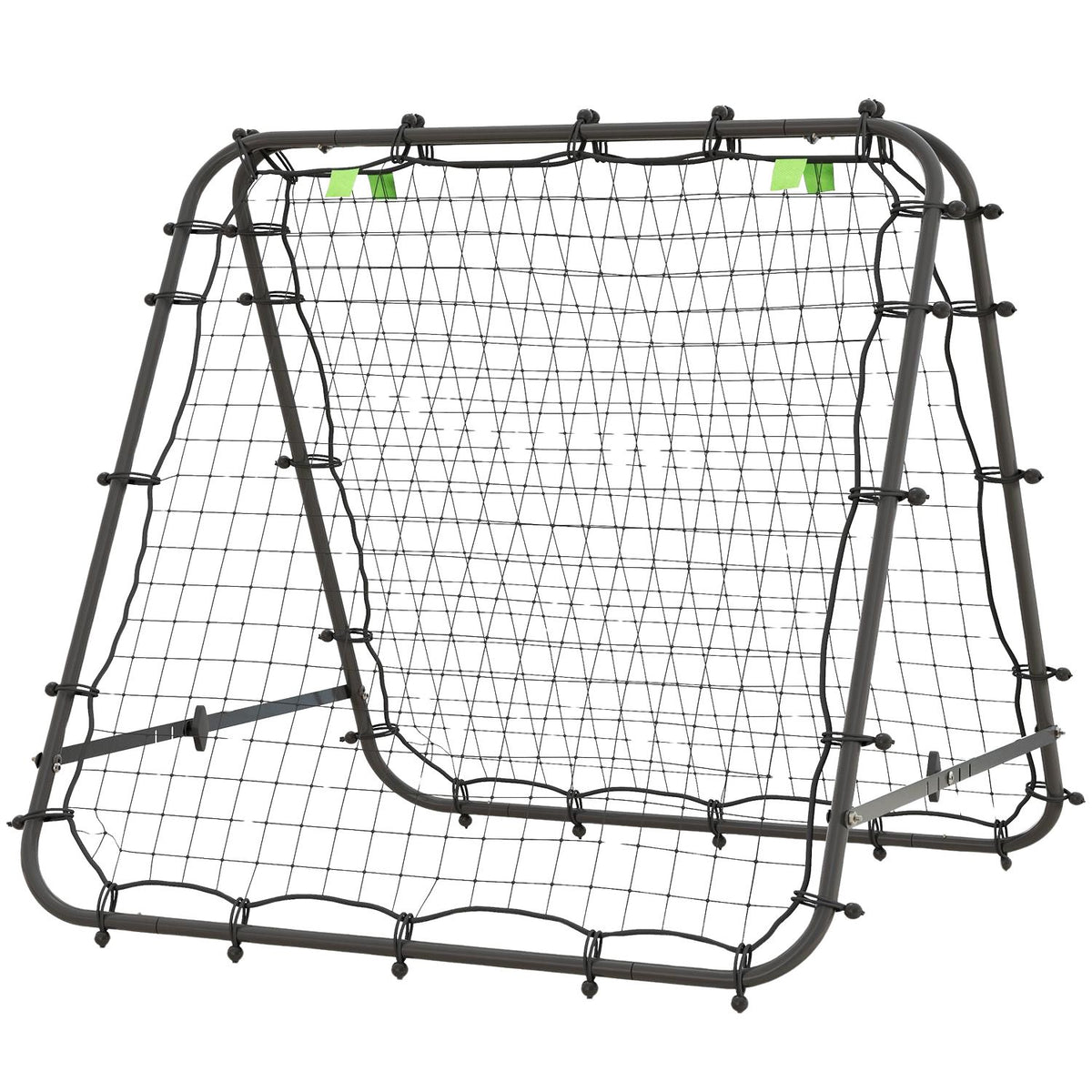 Filet de rebond de football – double face, acier réglable