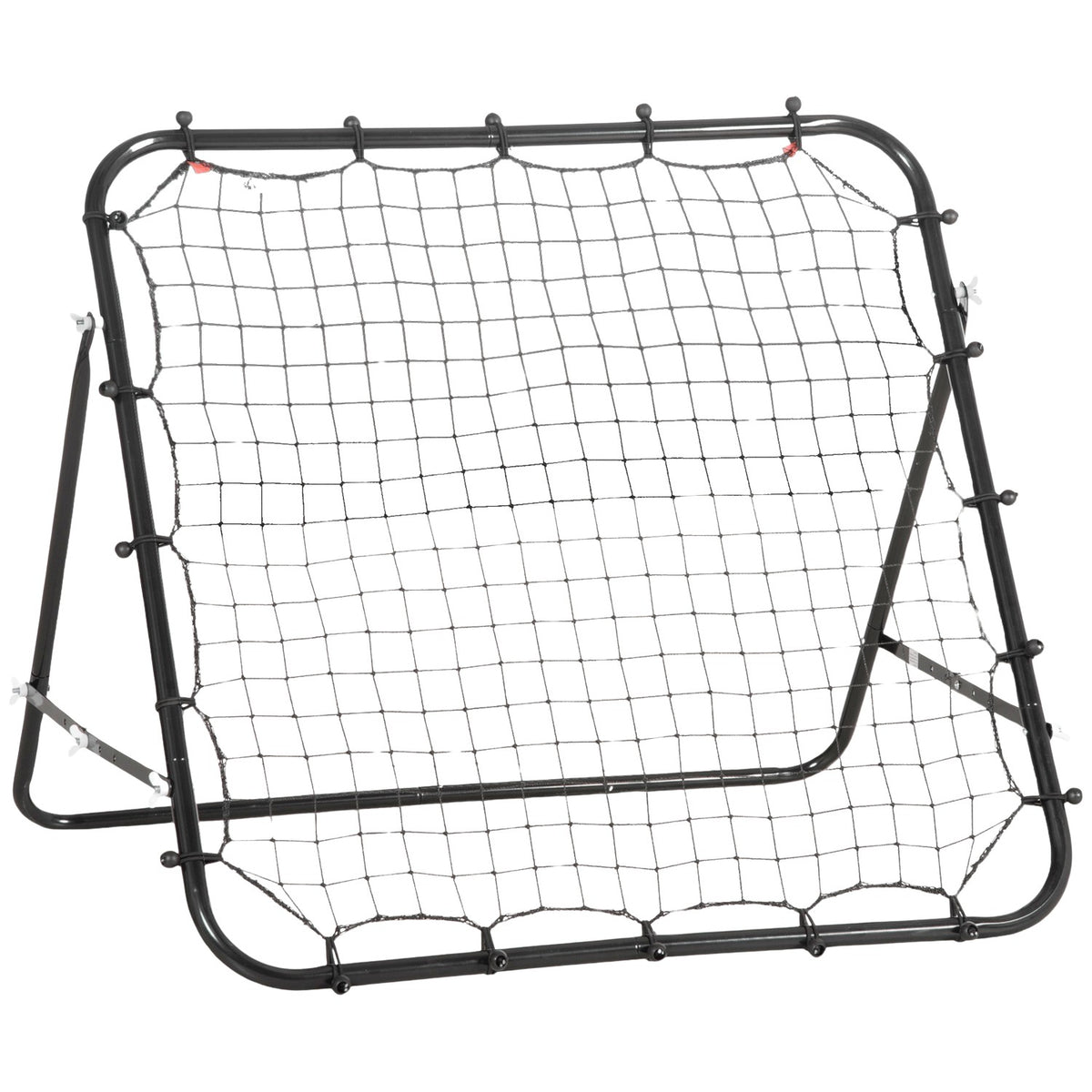 Filet de rebond de football, métal & PE, 96x80x96 cm