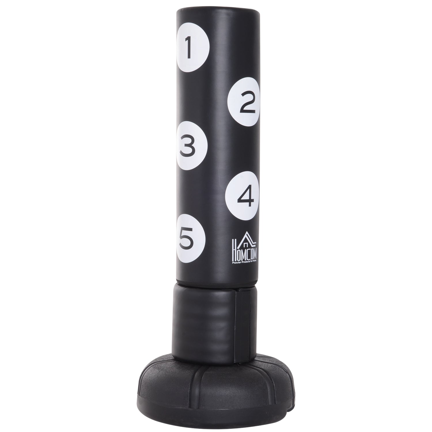 Fristående 176cm Heavy Duty boxningspåse med vinyldyna