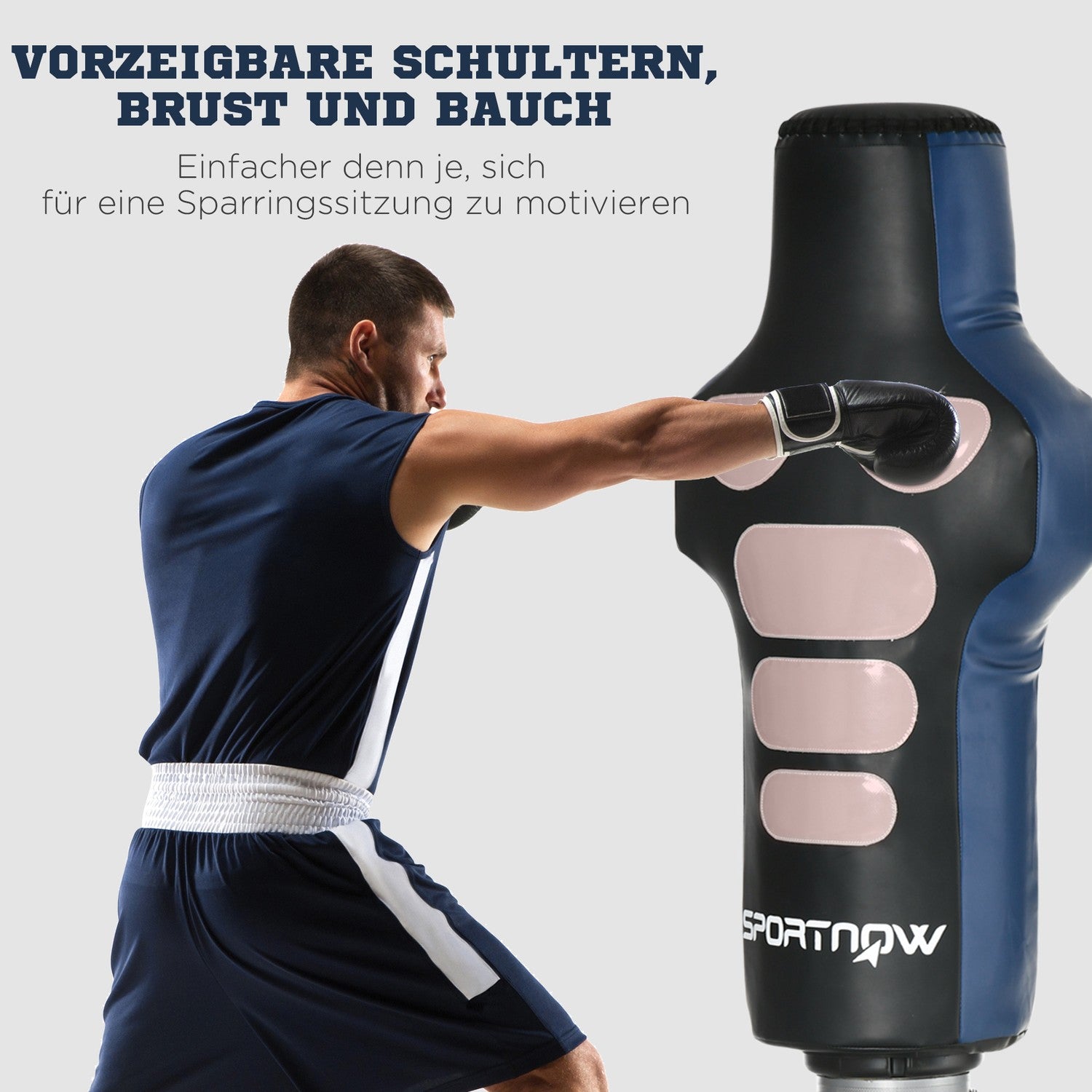 Fristående justerbar boxningsväska – Vuxen hemmaträning 178-207cm