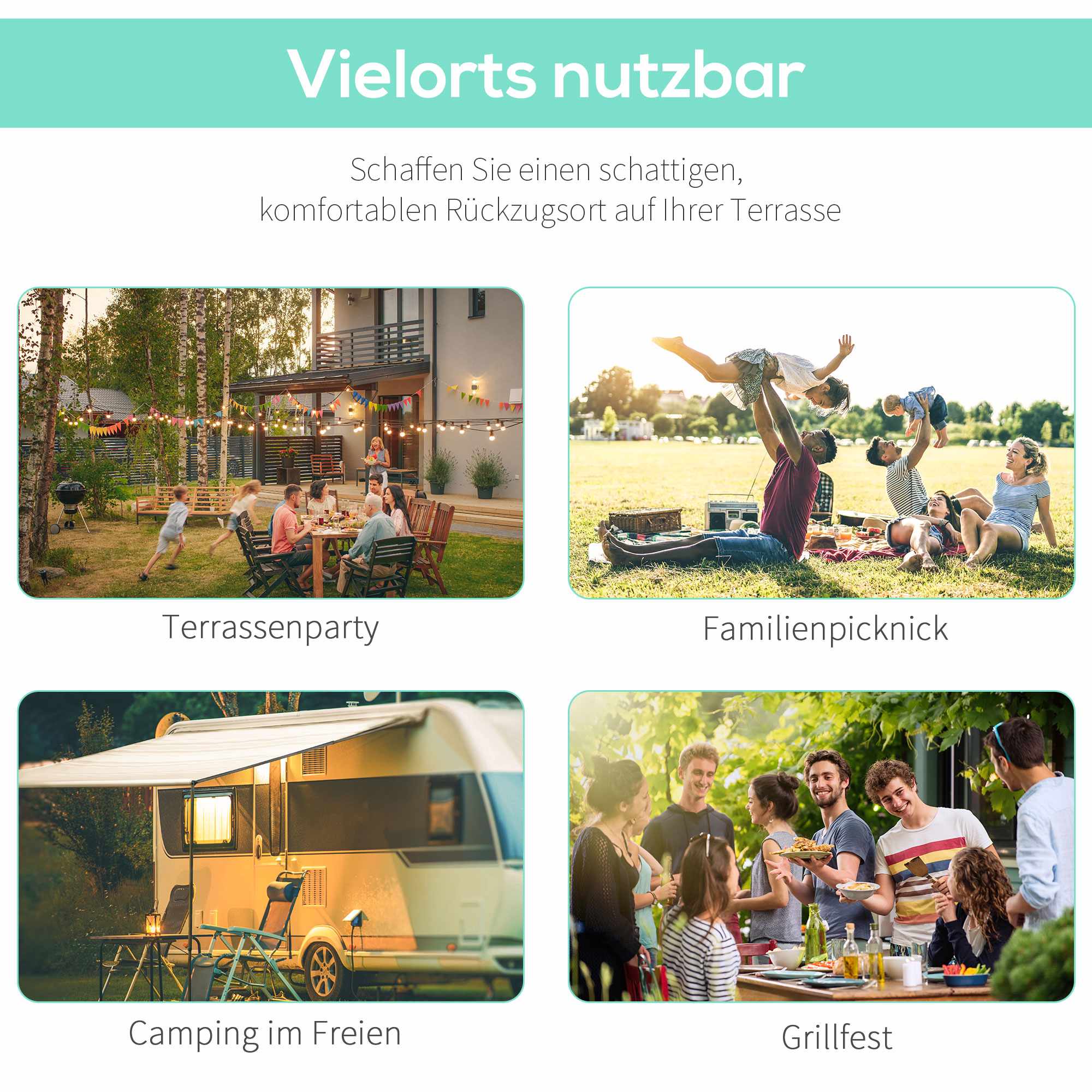 Fristående pergola med utdragbar tak, stålram