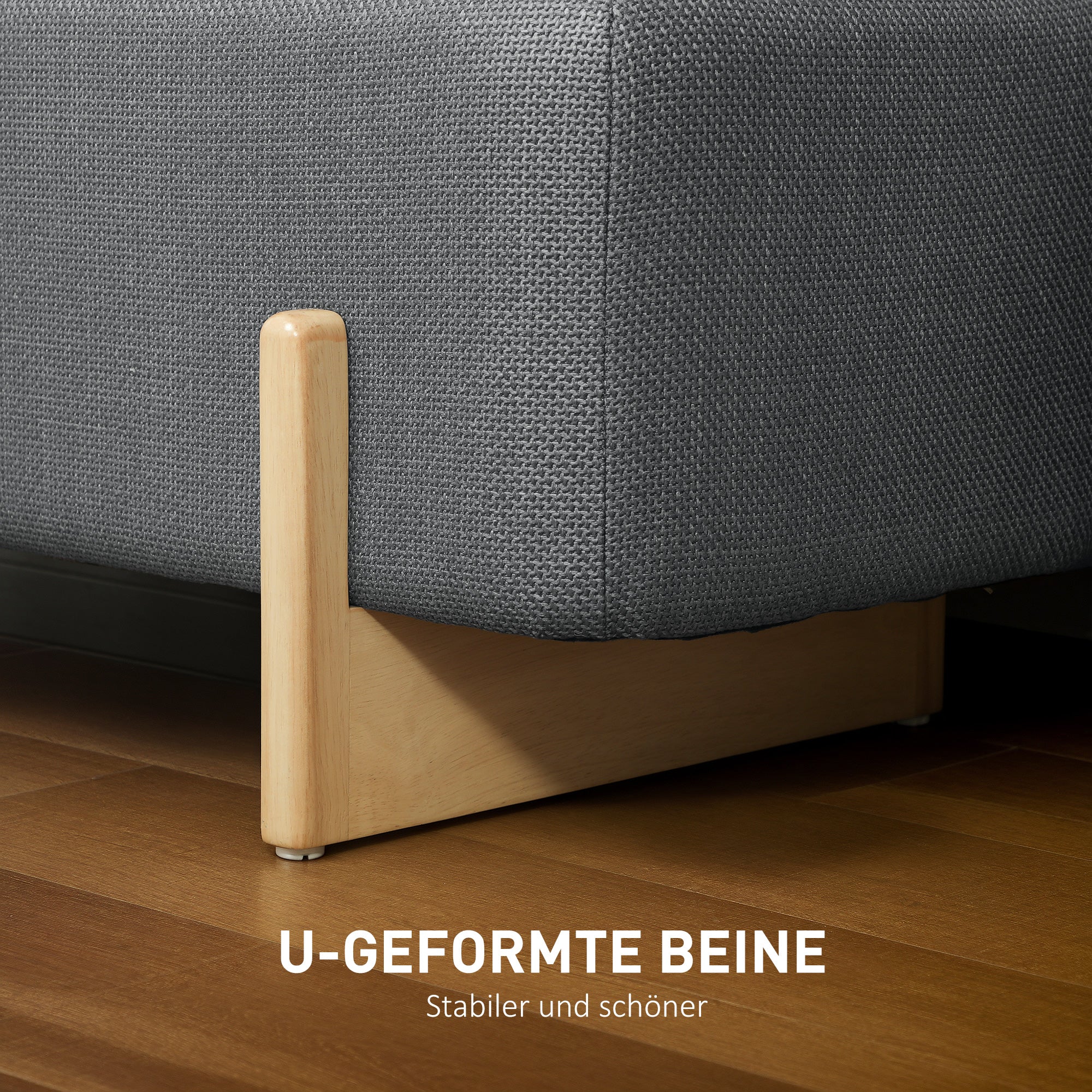 Förvaring ottomansk bänk, skumkudde, mörkgrå, 111x44x44,5 cm