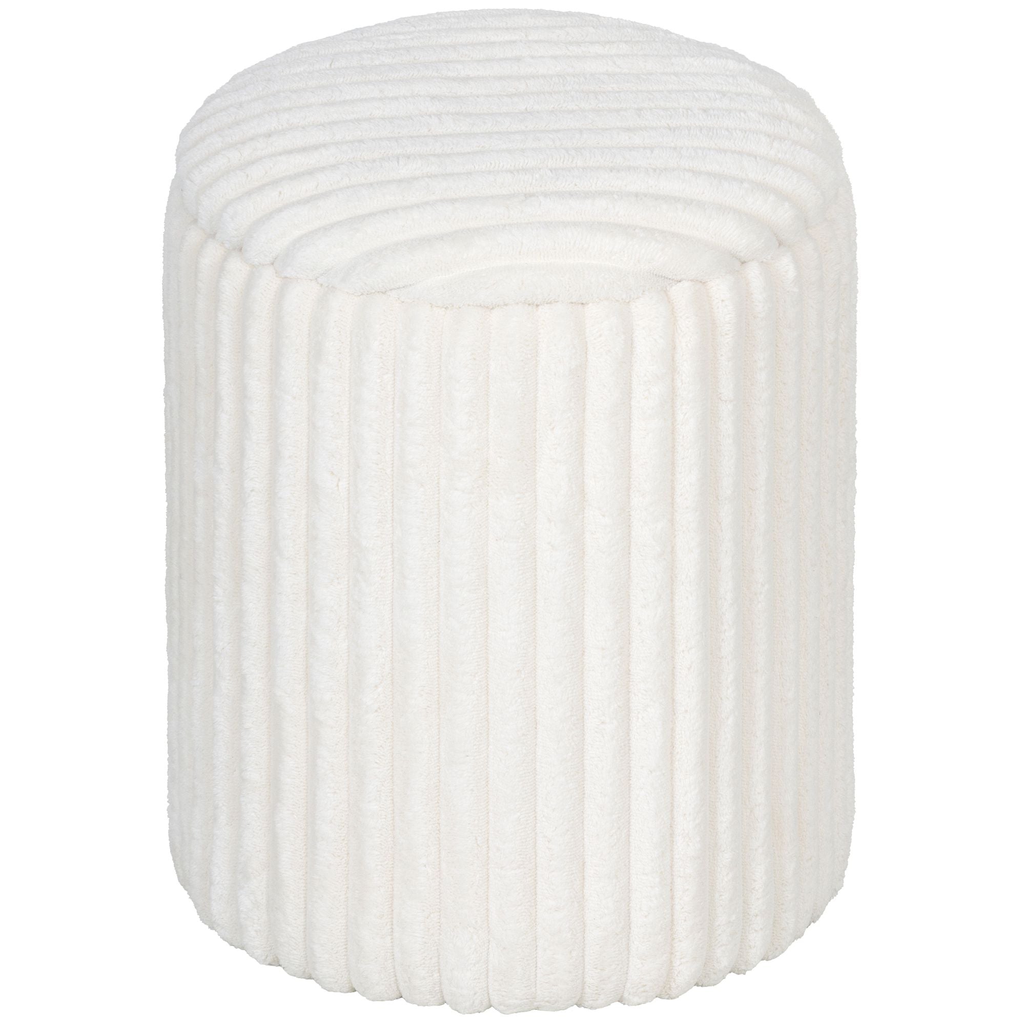 Förvaringsfotpall med vändbart lock, vit manchester, 35x35x45 cm