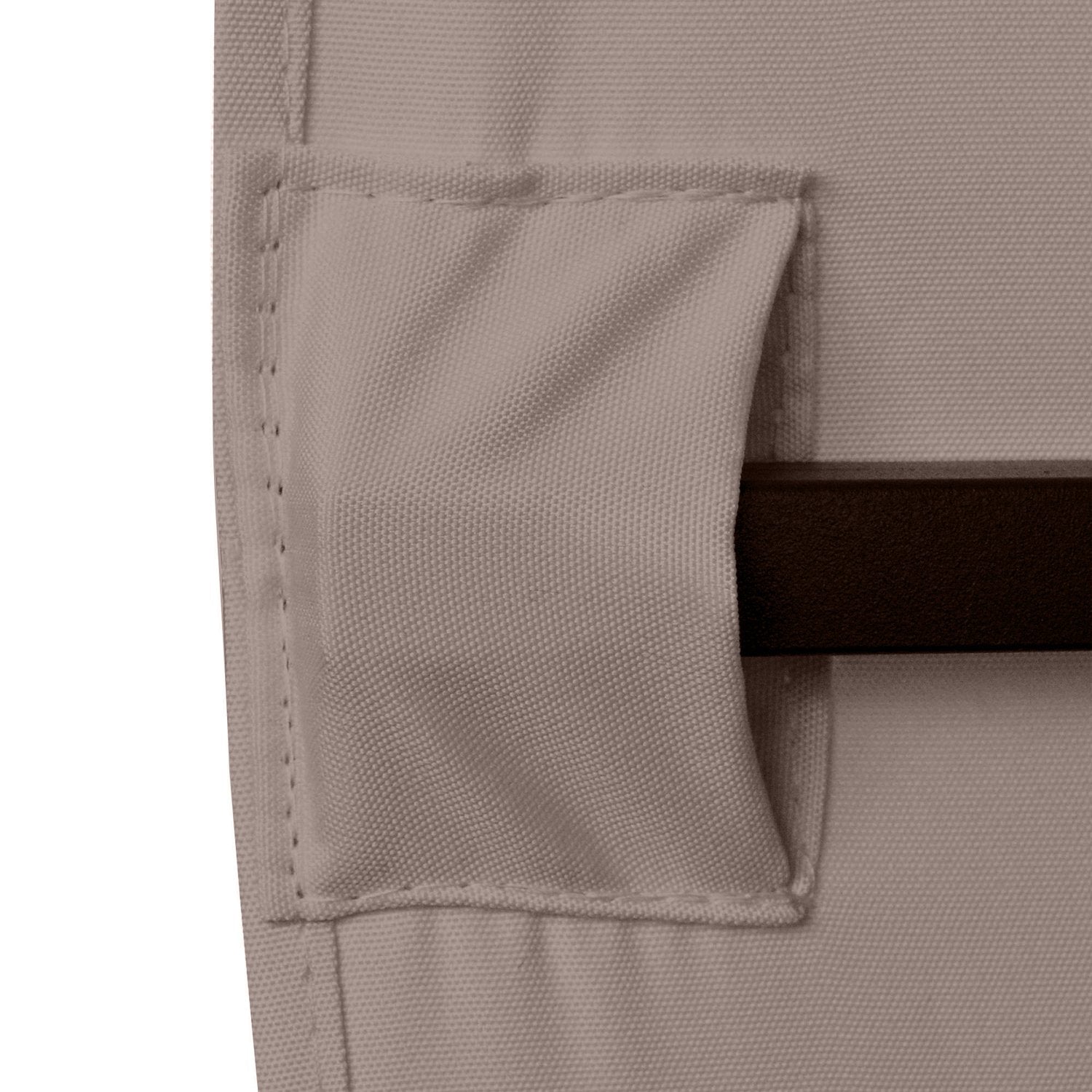 Gazebo takskydd, solskydd, beige polyester, 3x3 M