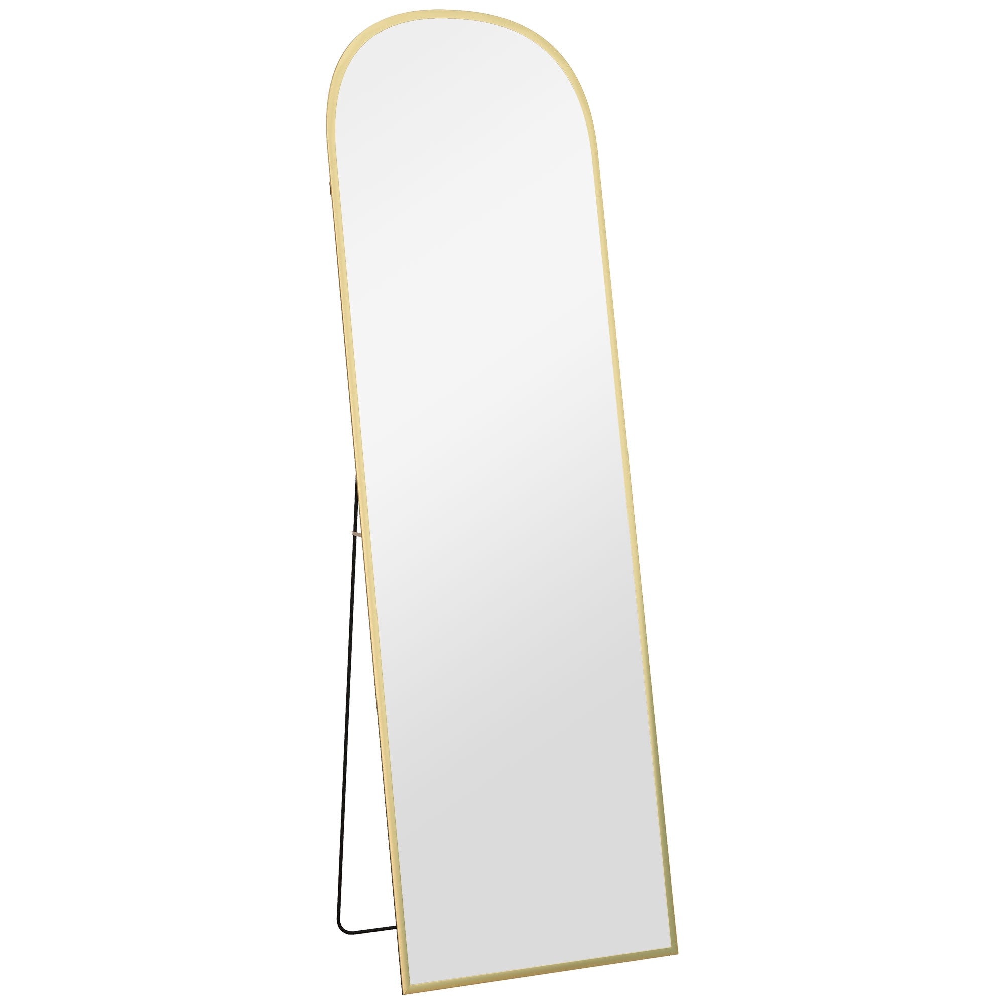 Helkroppsspegel, guld, 50 x 161,5 cm, aluminiumram