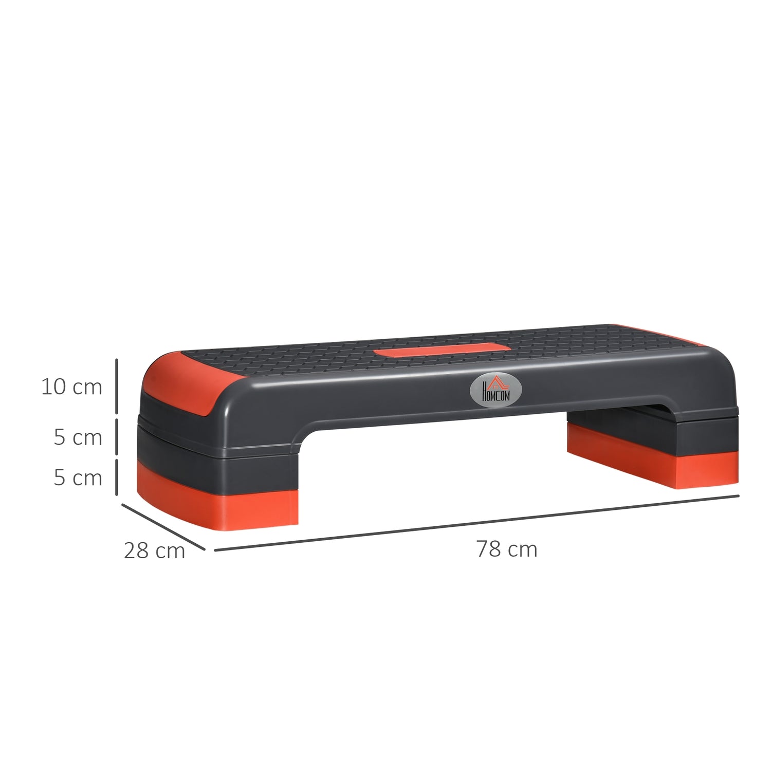 Höjdjusterbar Aerobic Step Board, 3 nivåer, 150 Kg Max