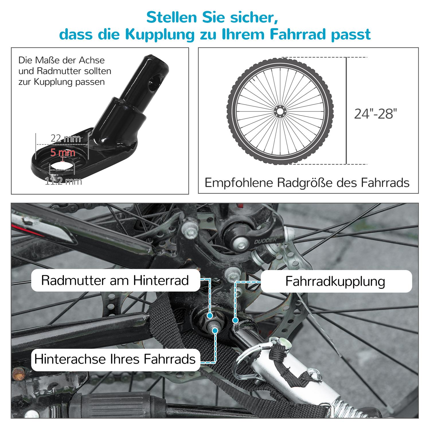 Hopfällbar 2-i-1 husdjurscykelvagn och transporter, blå/silver