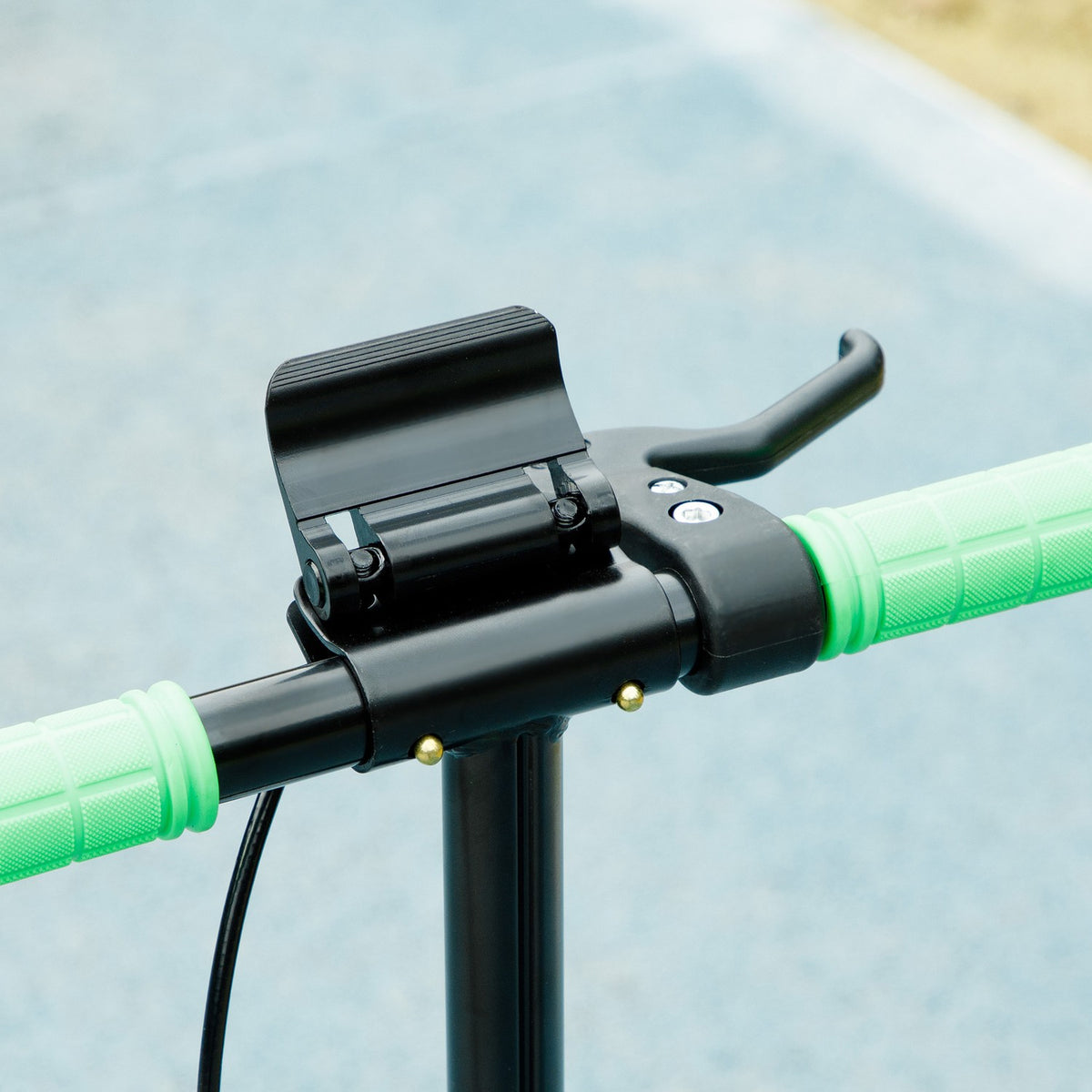 Trottinette pliante pour enfant, hauteur réglable, 2 roues légères, vert