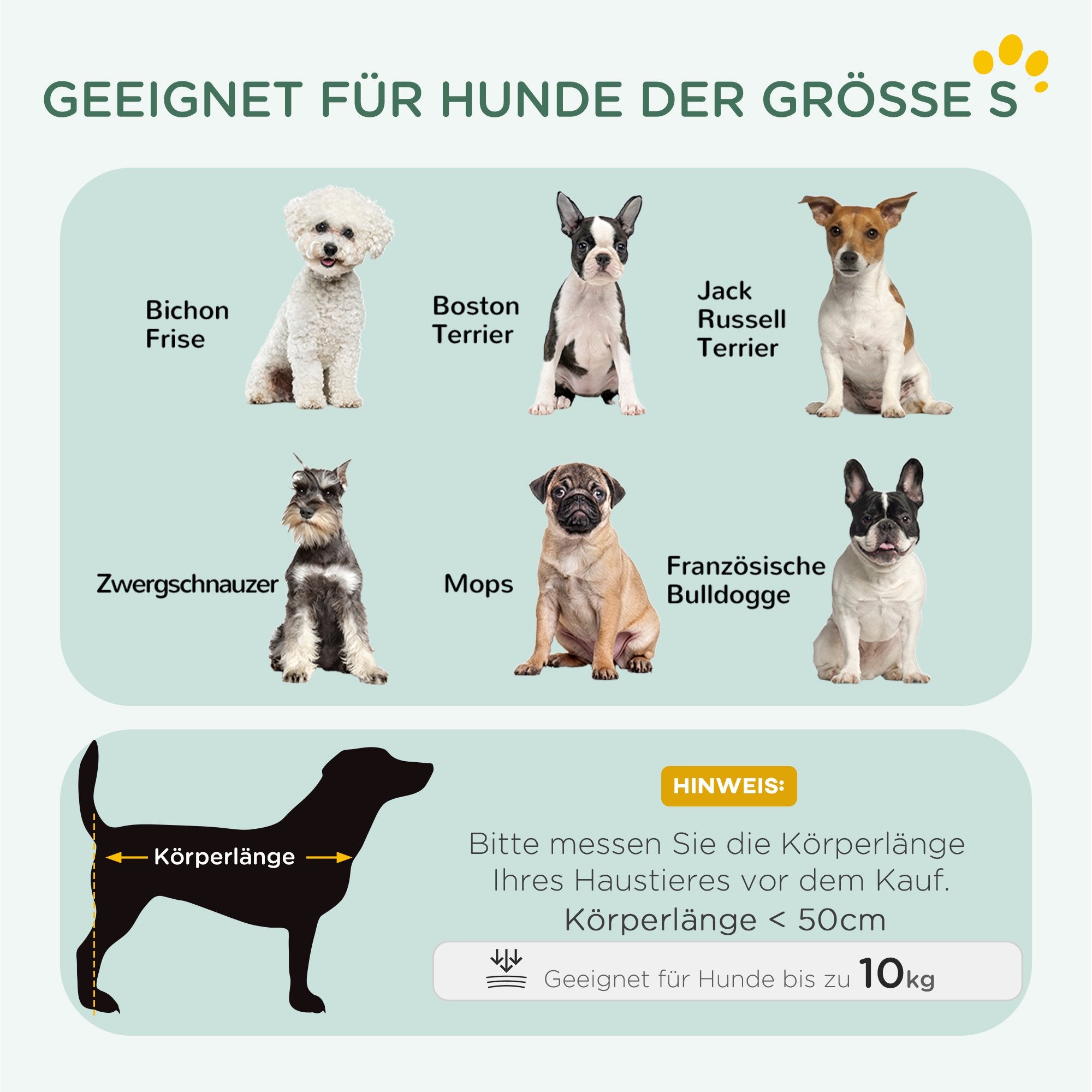 Hopfällbar hundbur med 2 dörrar, bricka, kudde, svart