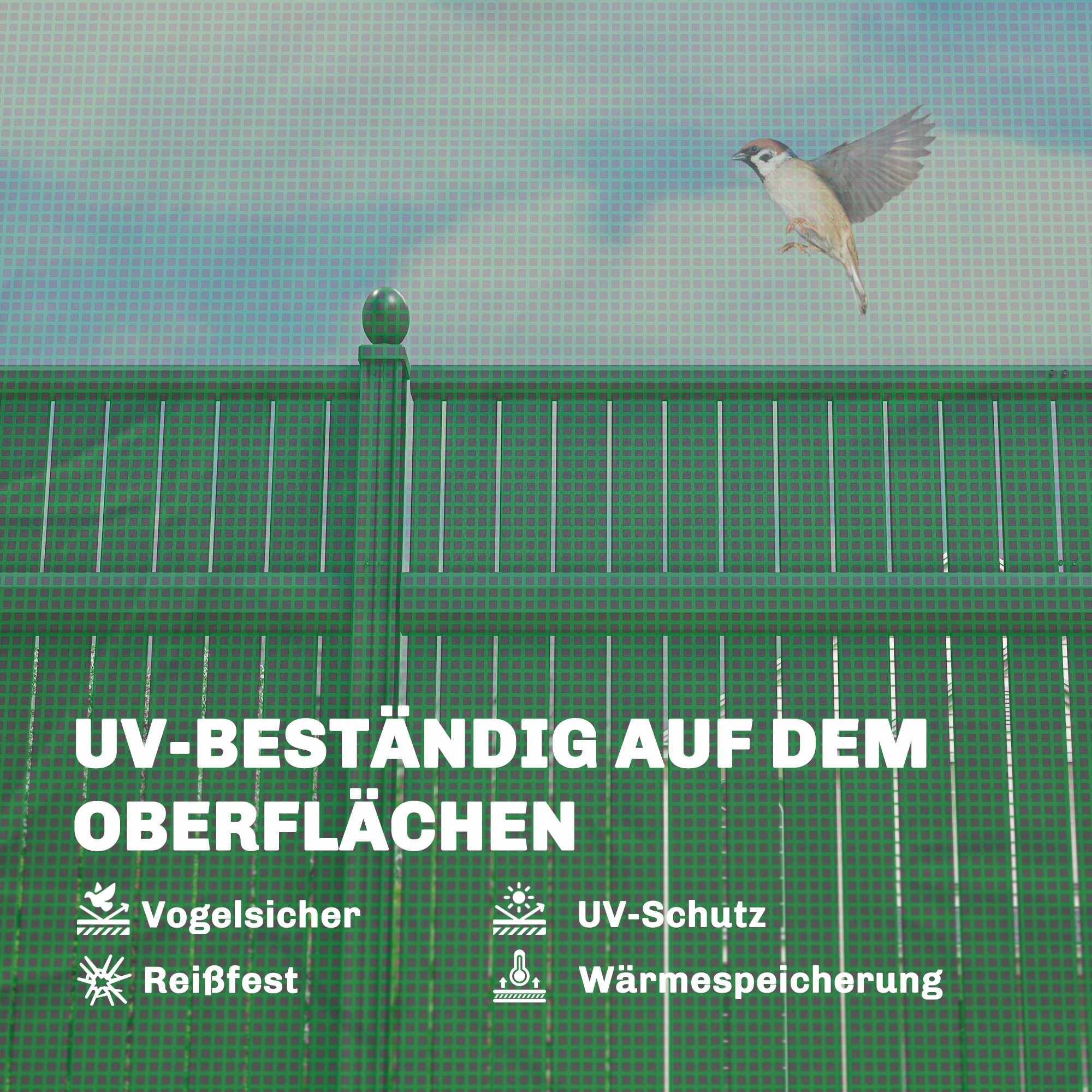 Hopfällbart popup-växthus, 295x200x270 cm, UV-skyddat