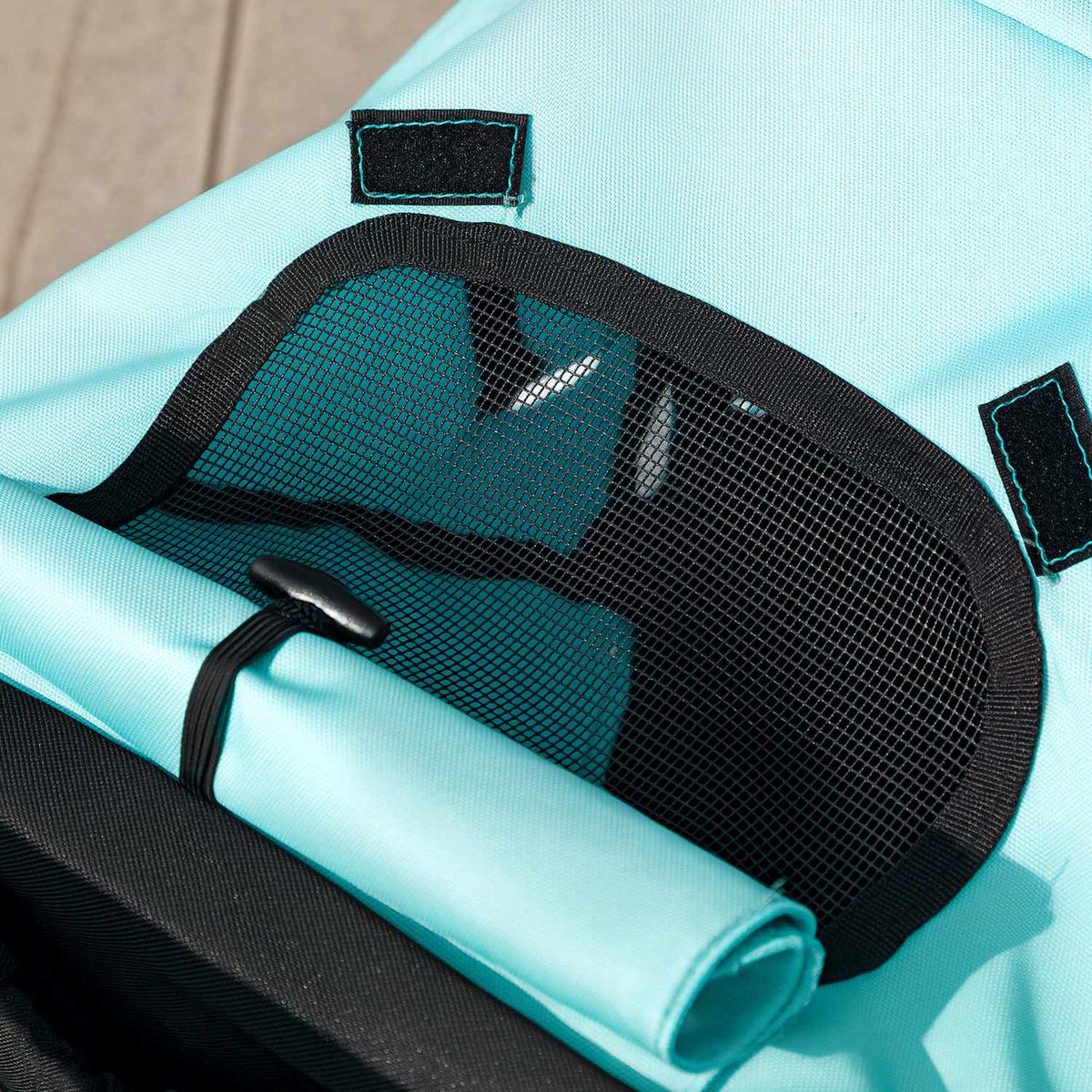 Poussette pour chien Jogger, pliante, pour animaux jusqu'à 10 kg, turquoise
