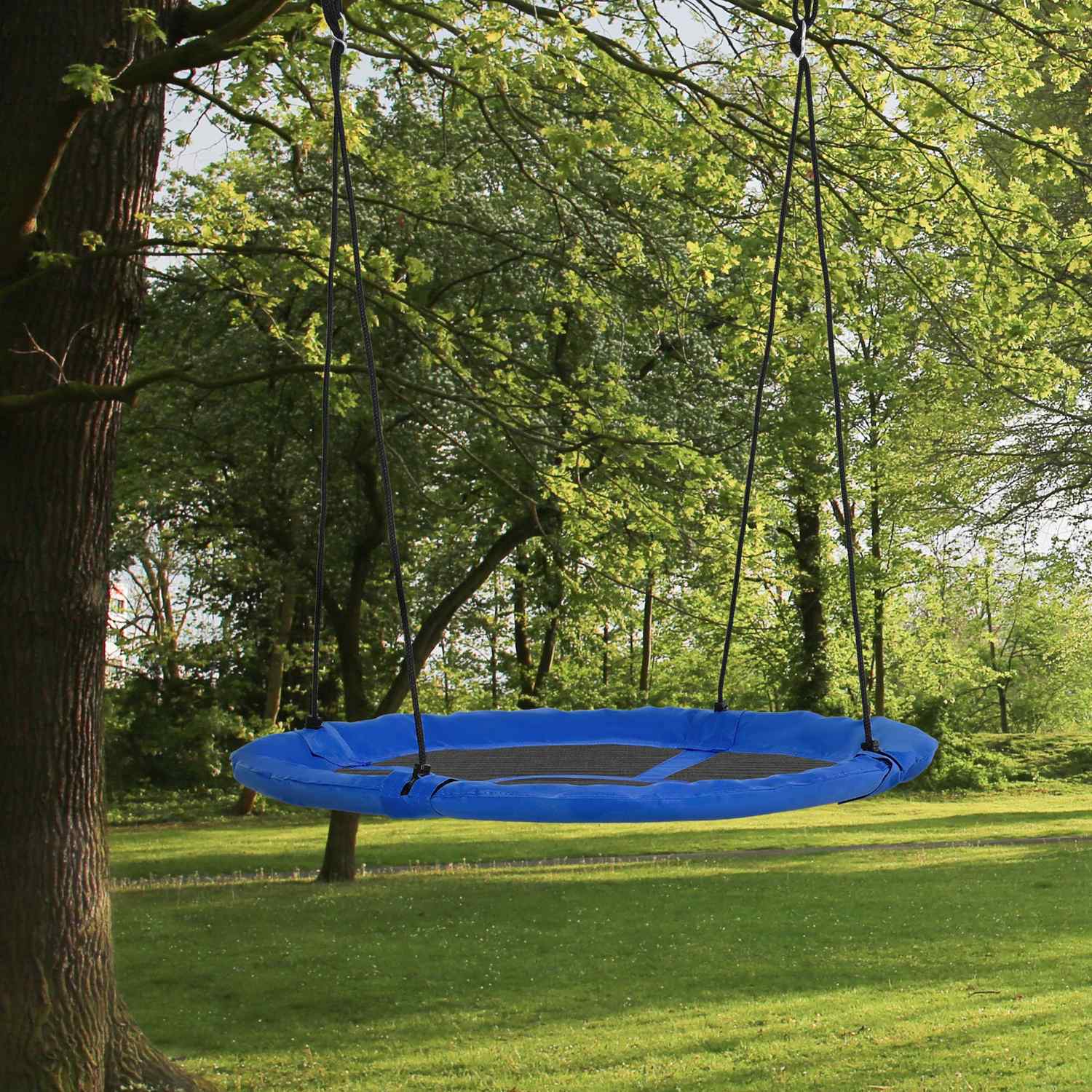 Justerbar Blue Nest Gunga, Ø110 cm, 150 kg, 3-12 år