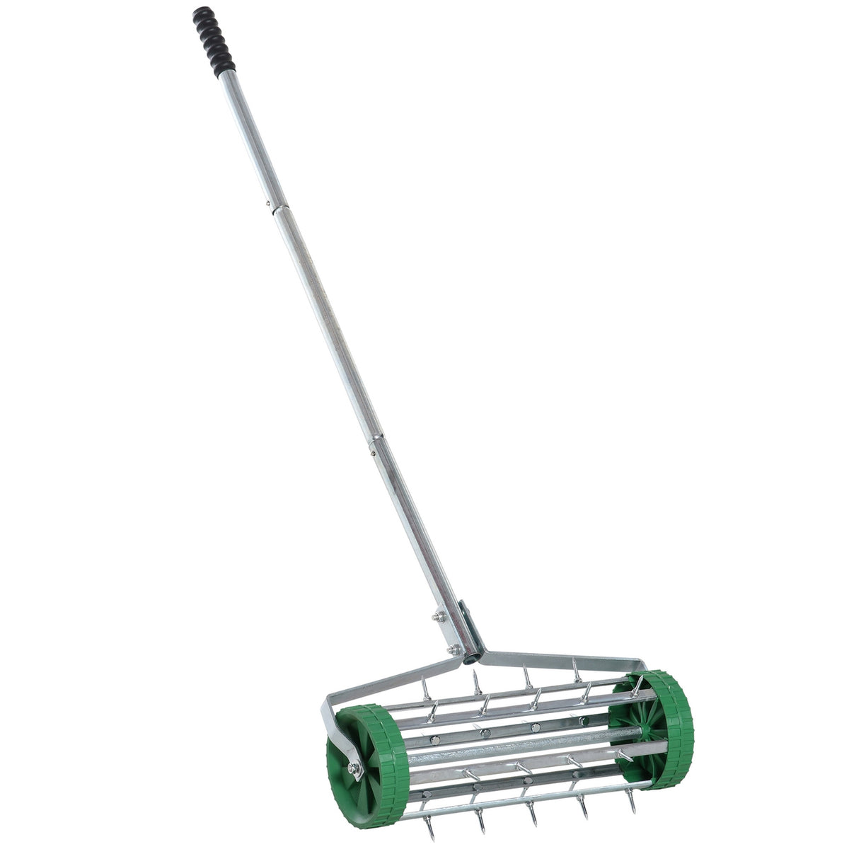 Rouleau aérateur de pelouse réglable à pointes – coupeur manuel