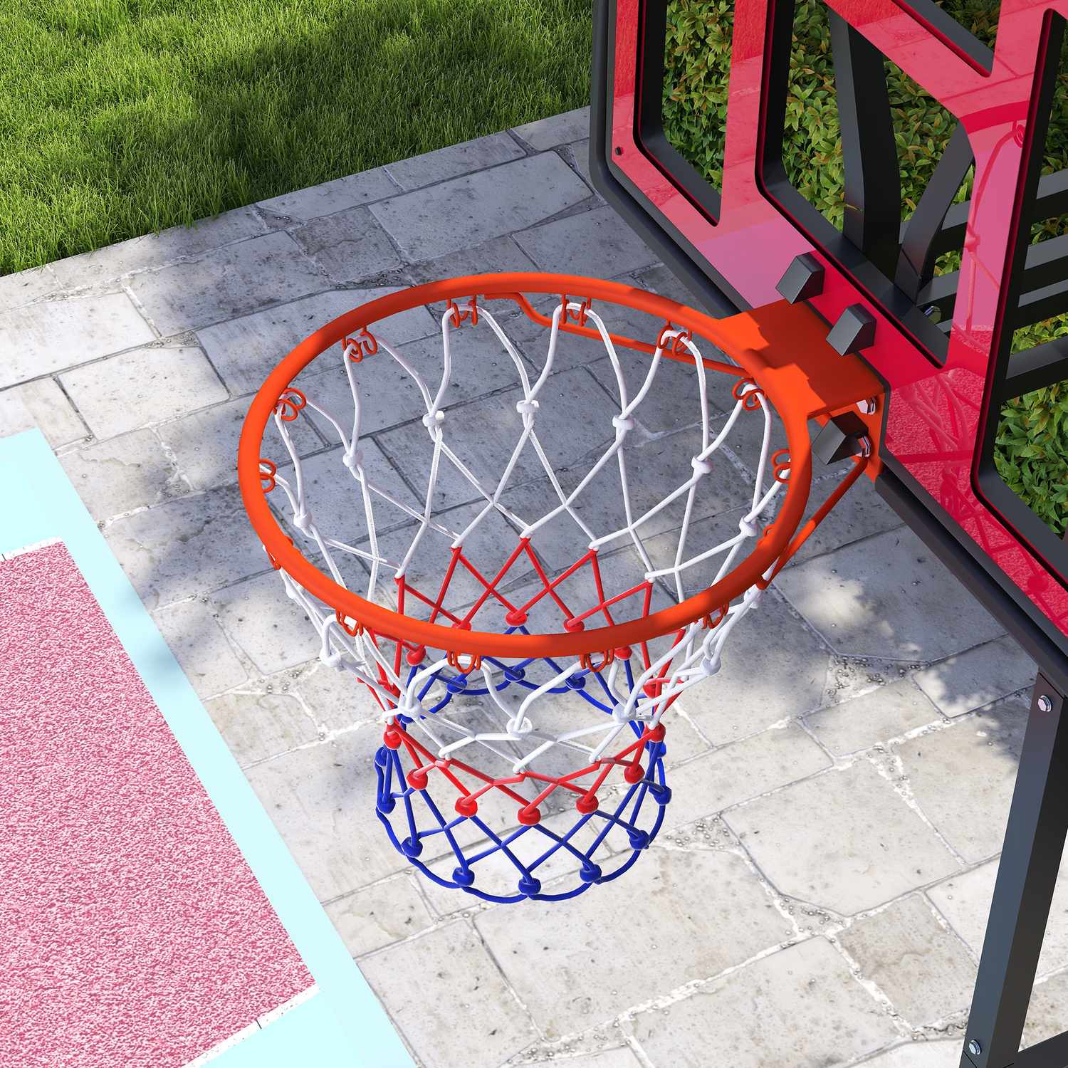 Justerbar utomhusbasketbåge för barn, 200-260 cm