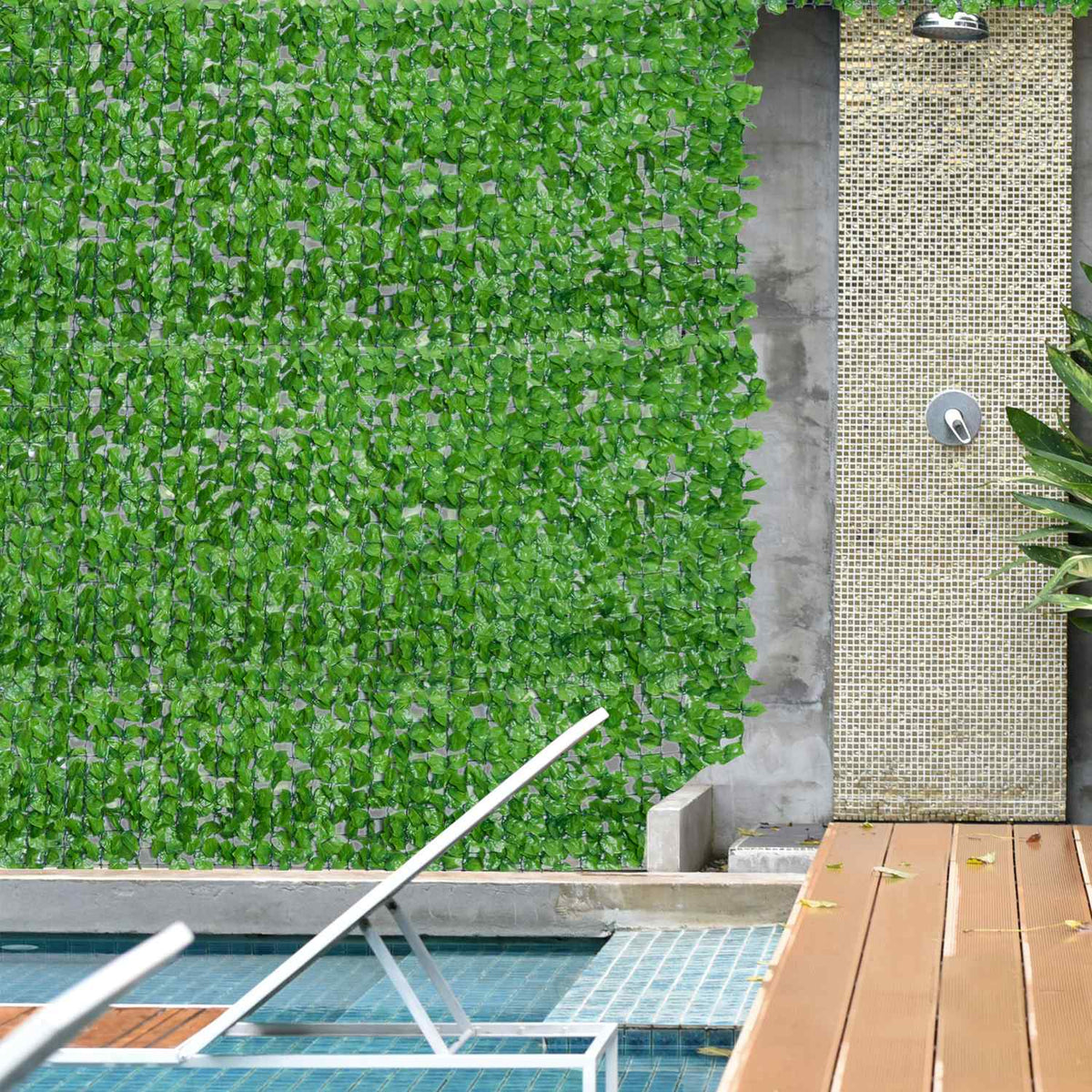 Haie artificielle, brise-vue 300x150 cm – vert clair