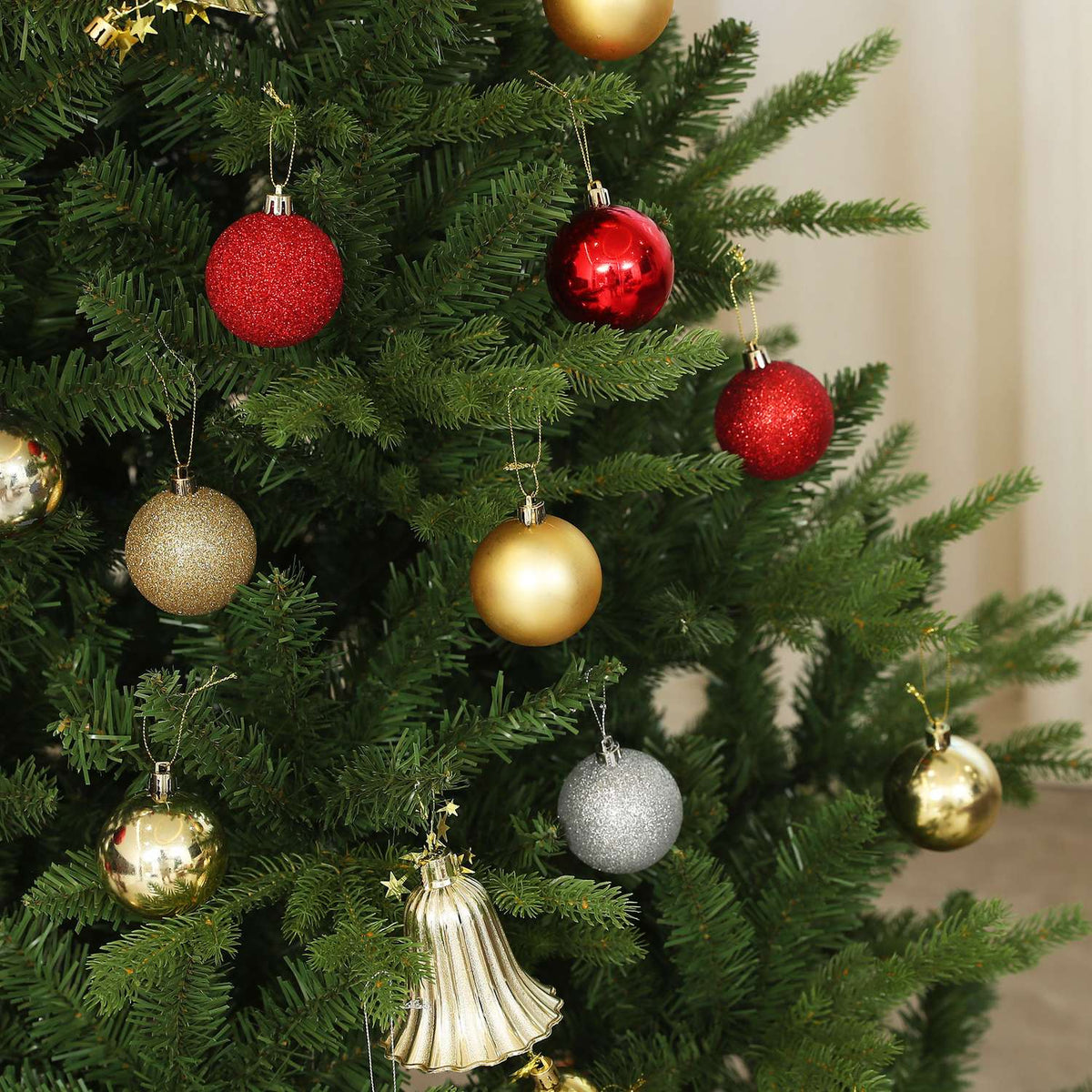Sapin de Noël artificiel, 180 cm de haut, vert d'intérieur, montage facile