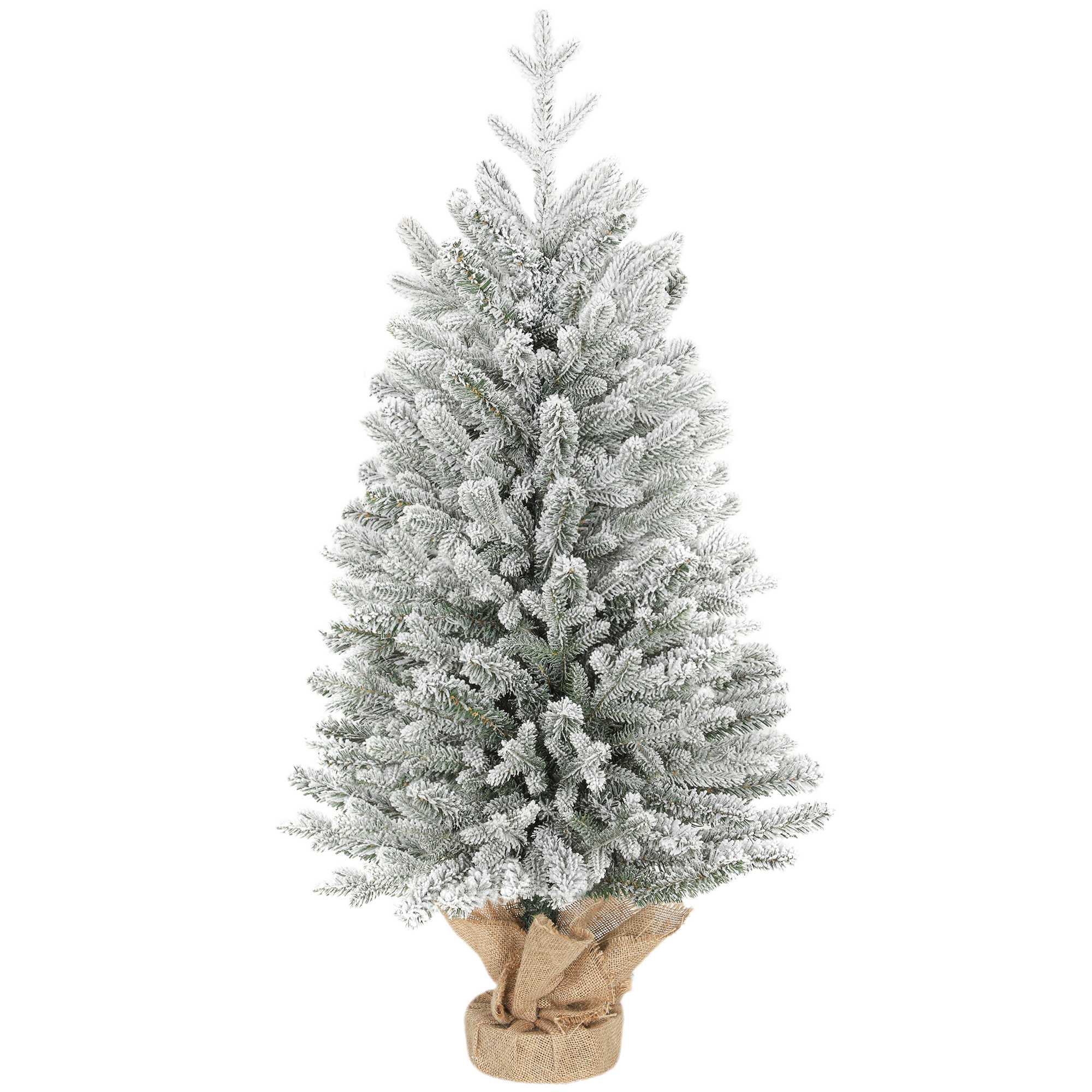 Konstgjord julgran 90 cm – Snöflockad, 486 spetsar