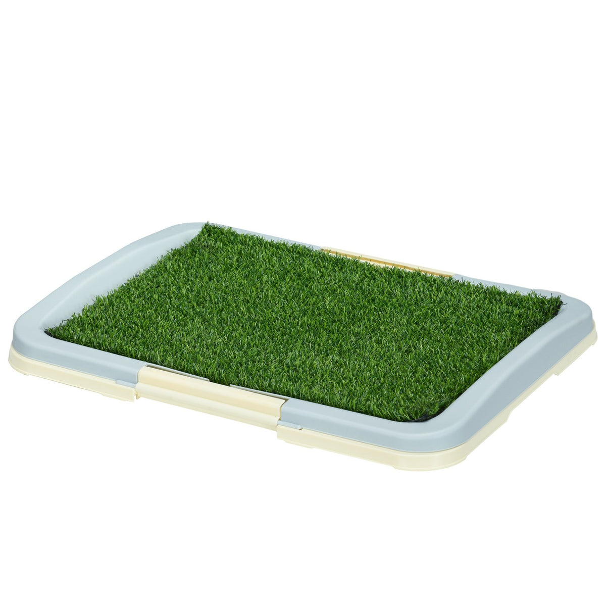 Lettiera per cani in erba artificiale, blu, 63x48,5 cm