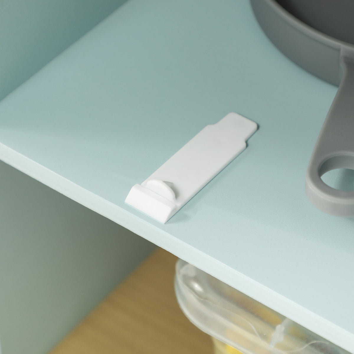 Jeu de cuisine pour enfant avec accessoires, bleu