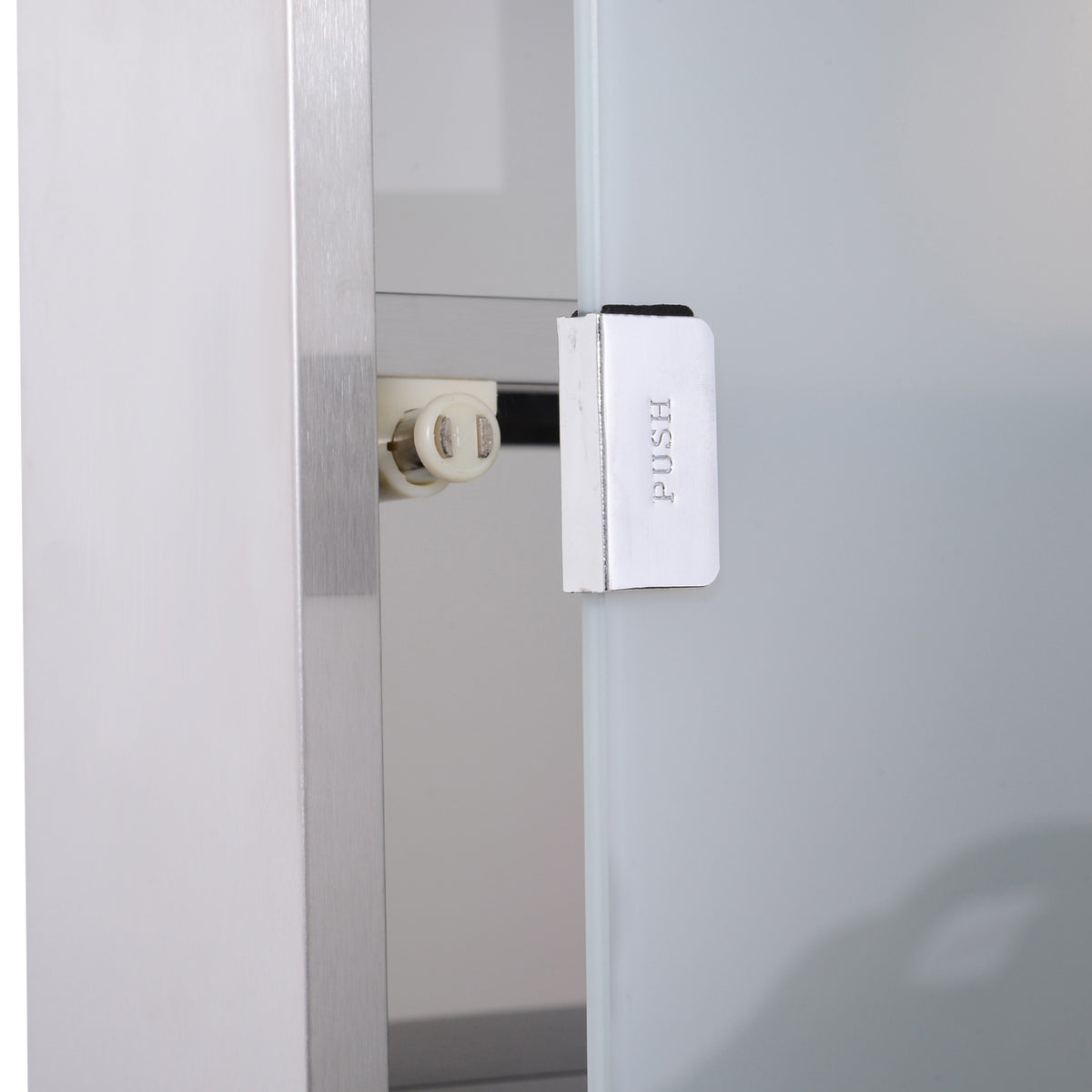 Armoire à pharmacie de premiers secours – acier inoxydable verrouillable, 30x12x60 cm