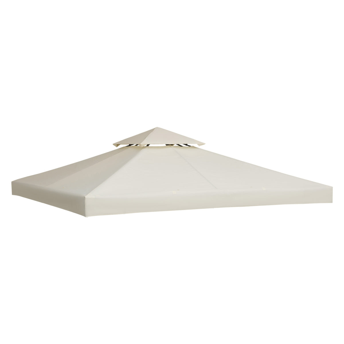 Toit de rechange pour tonnelle métal, 3x3M, polyester crème
