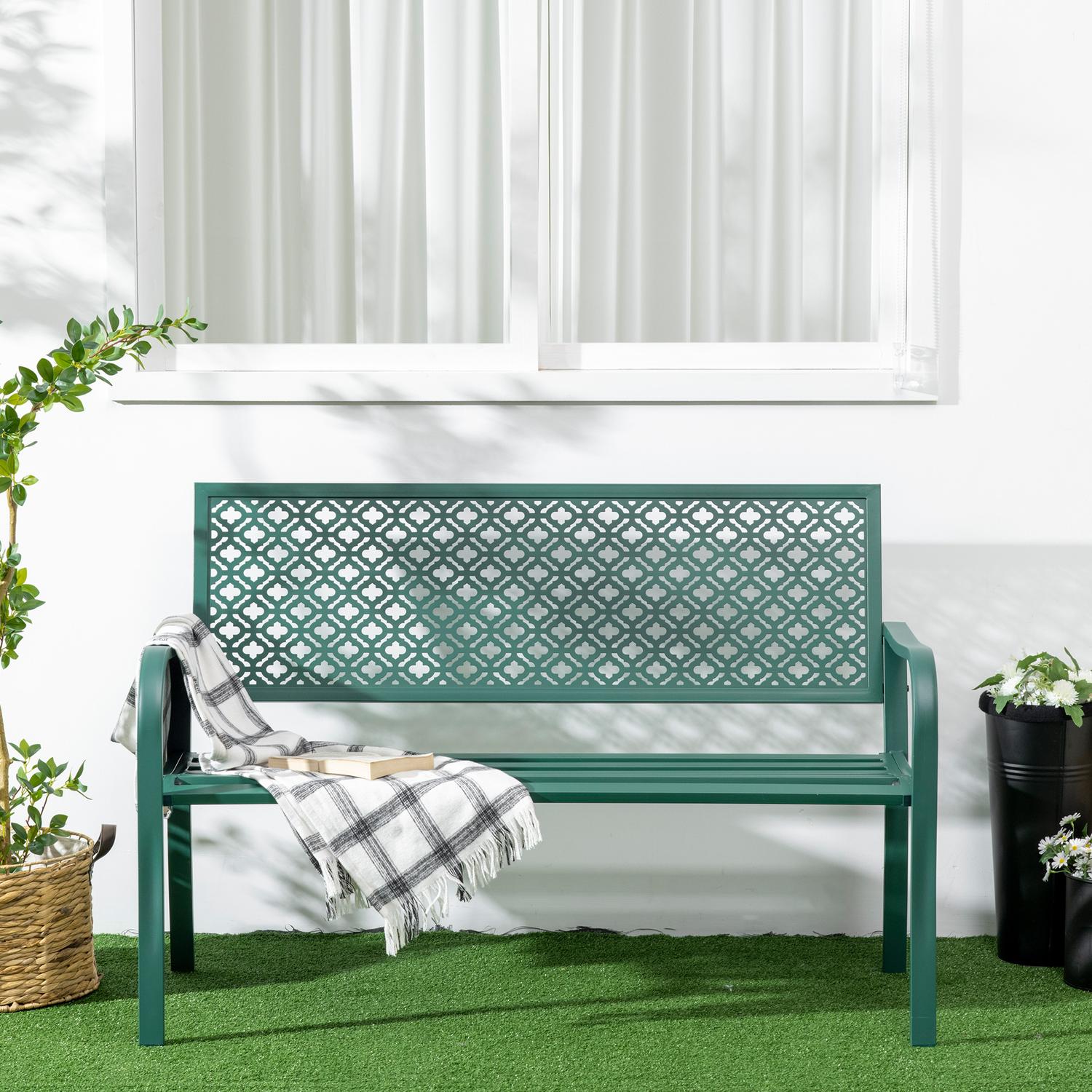 Mörkgrön soffa – 280 kg, 127x63x83 cm