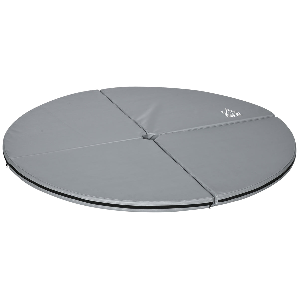 Pole Dance Matta, 5 cm tjock, 150 cm diameter, ljusgrå