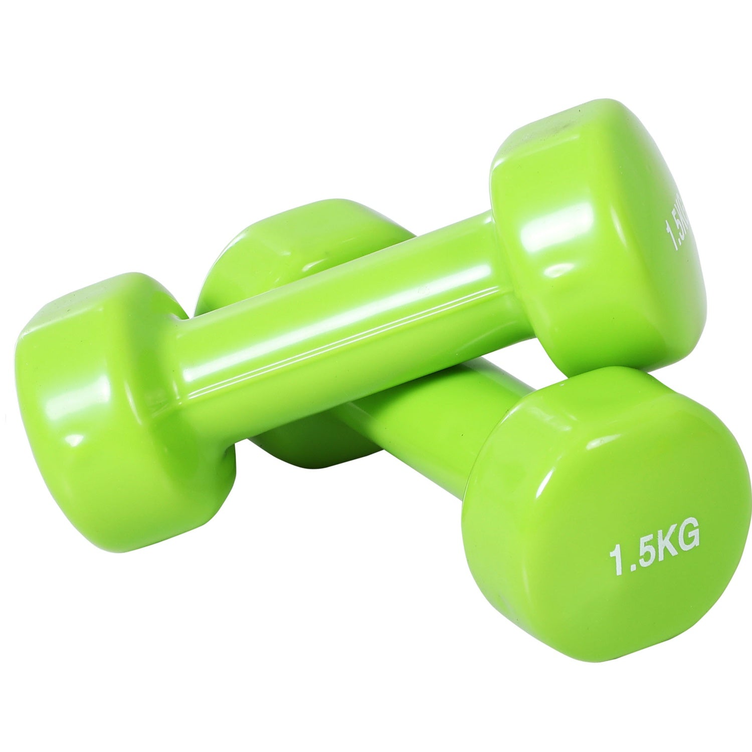 Portabelt hantelset med fodral, 4 par, 1-2 kg