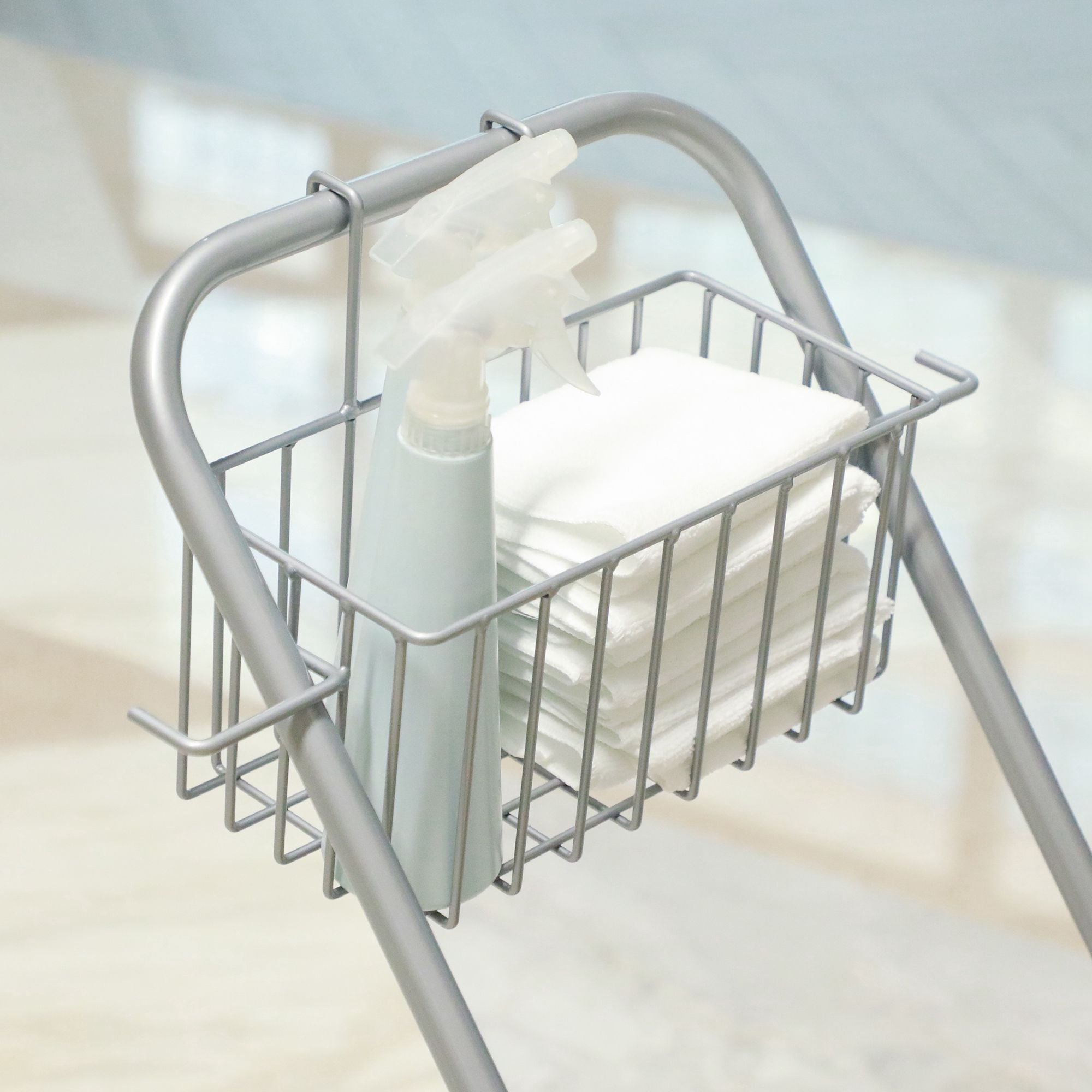 Rullande rengöringshink, 26L, plast, metallhandtag