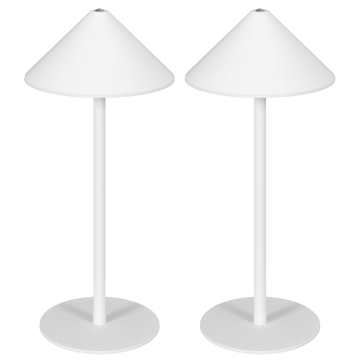 Lot de 2 lampes de table, commande tactile, 3 couleurs de lumière